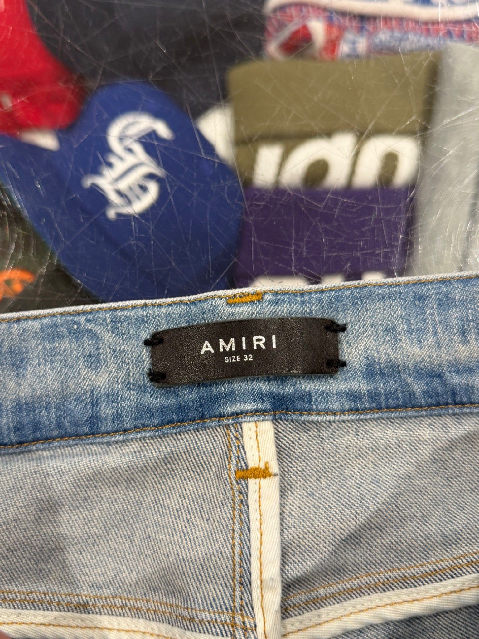 Amiri Amiri MX1 Black Bandana Patch Jeans Blue Size US 32 / EU 48 - 7 Thumbnail