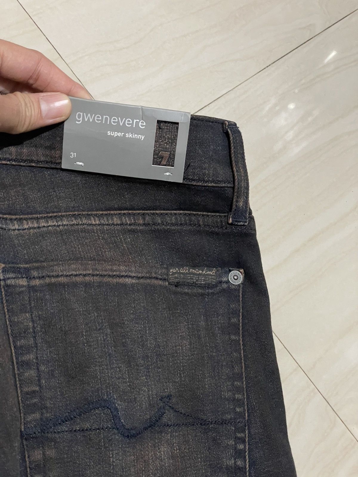 7 For All Mankind Faded 7 jeans Size 28" / US 6 / IT 42 - 7 Thumbnail