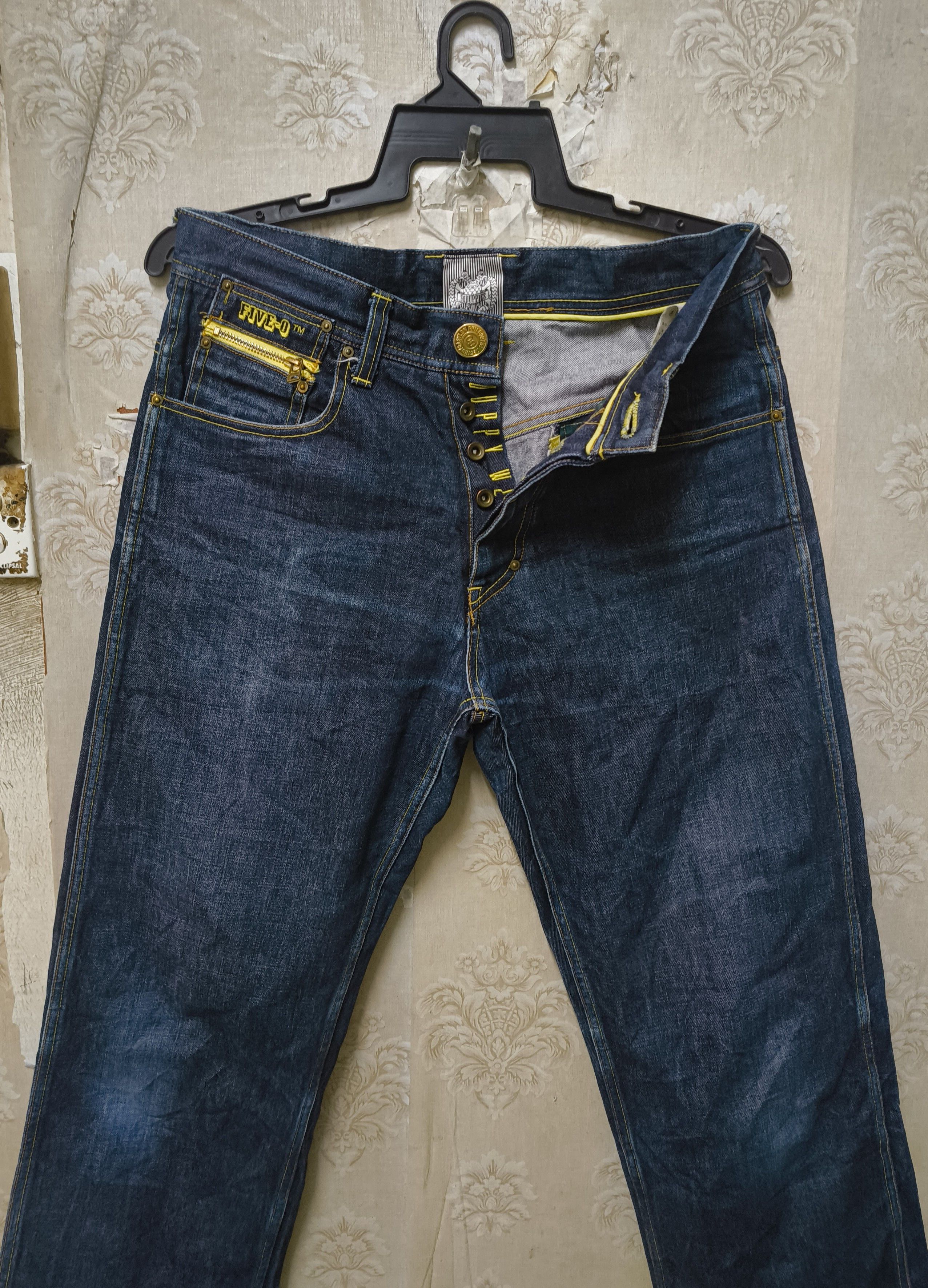 Japanese Brand 50 Destroy Babylon 50 Duppies Jeans Size US 34 / EU 50 - 4 Thumbnail