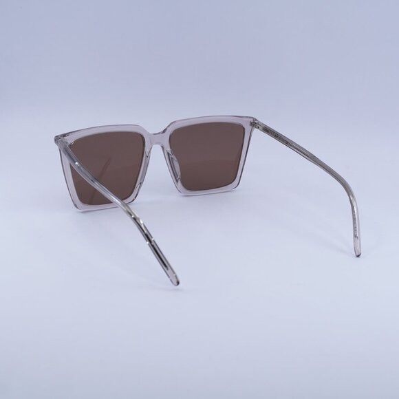 Saint Laurent Paris New Saint Laurent SL474 003 Sunglasses - Nude Frame, Brown Size ONE SIZE - 10 Thumbnail