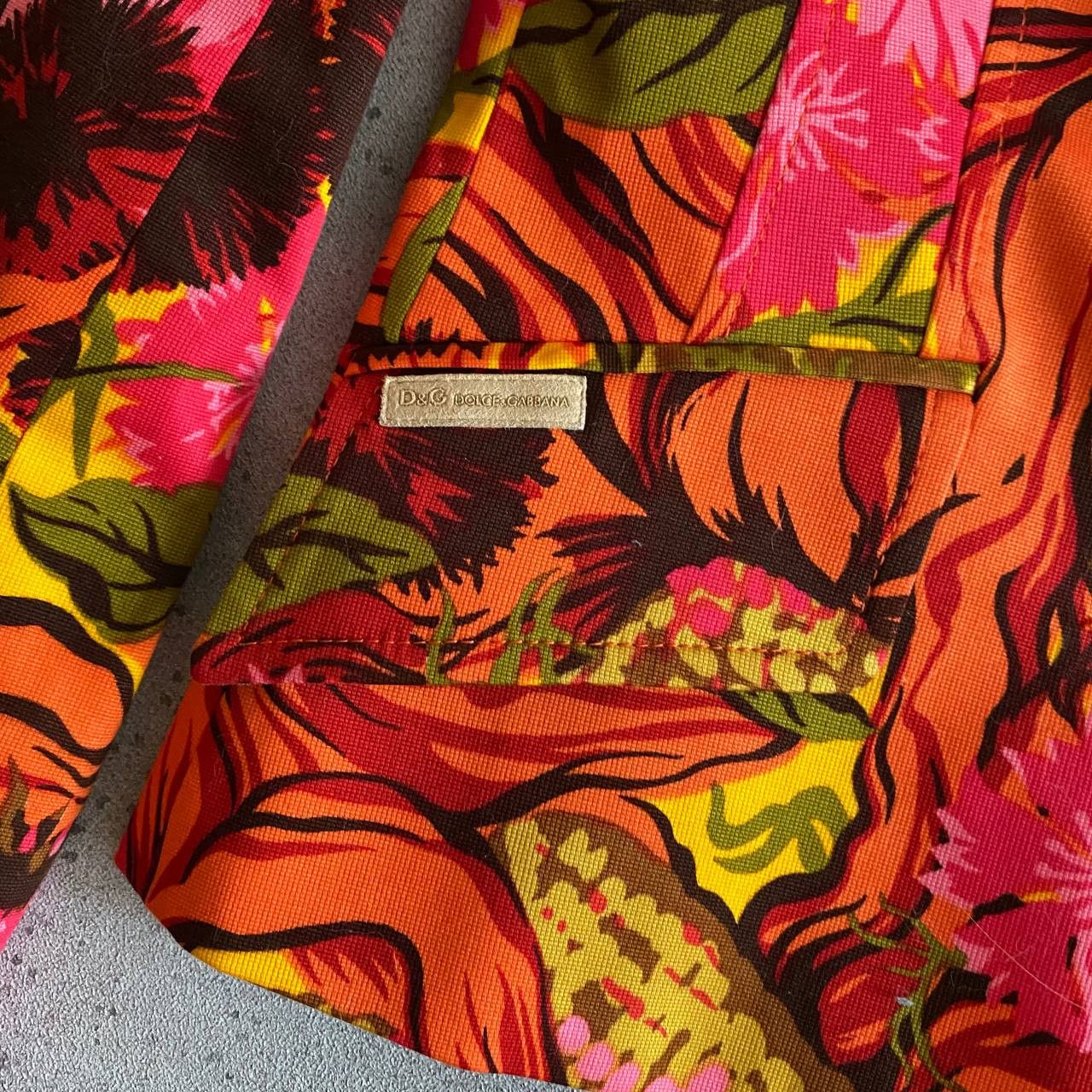 Dolce & Gabbana D&G Dolce & Gabbana Vintage Floral Rare Jacket Size S / US 4 / IT 40 - 7 Thumbnail