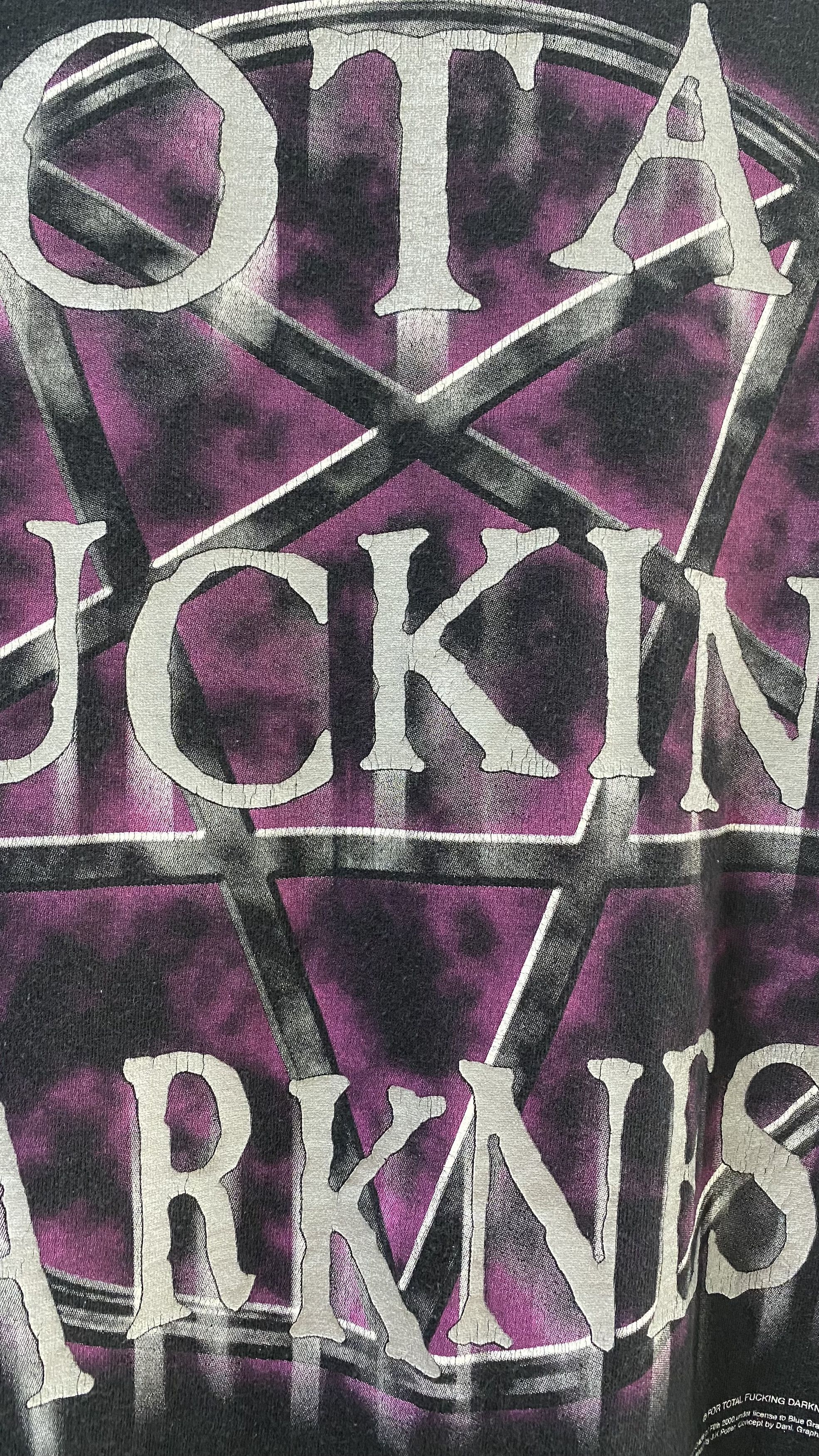 Vintage vintage cradle of filth total fucking darkness metal tee xl Size US XL / EU 56 / 4 - 8 Thumbnail