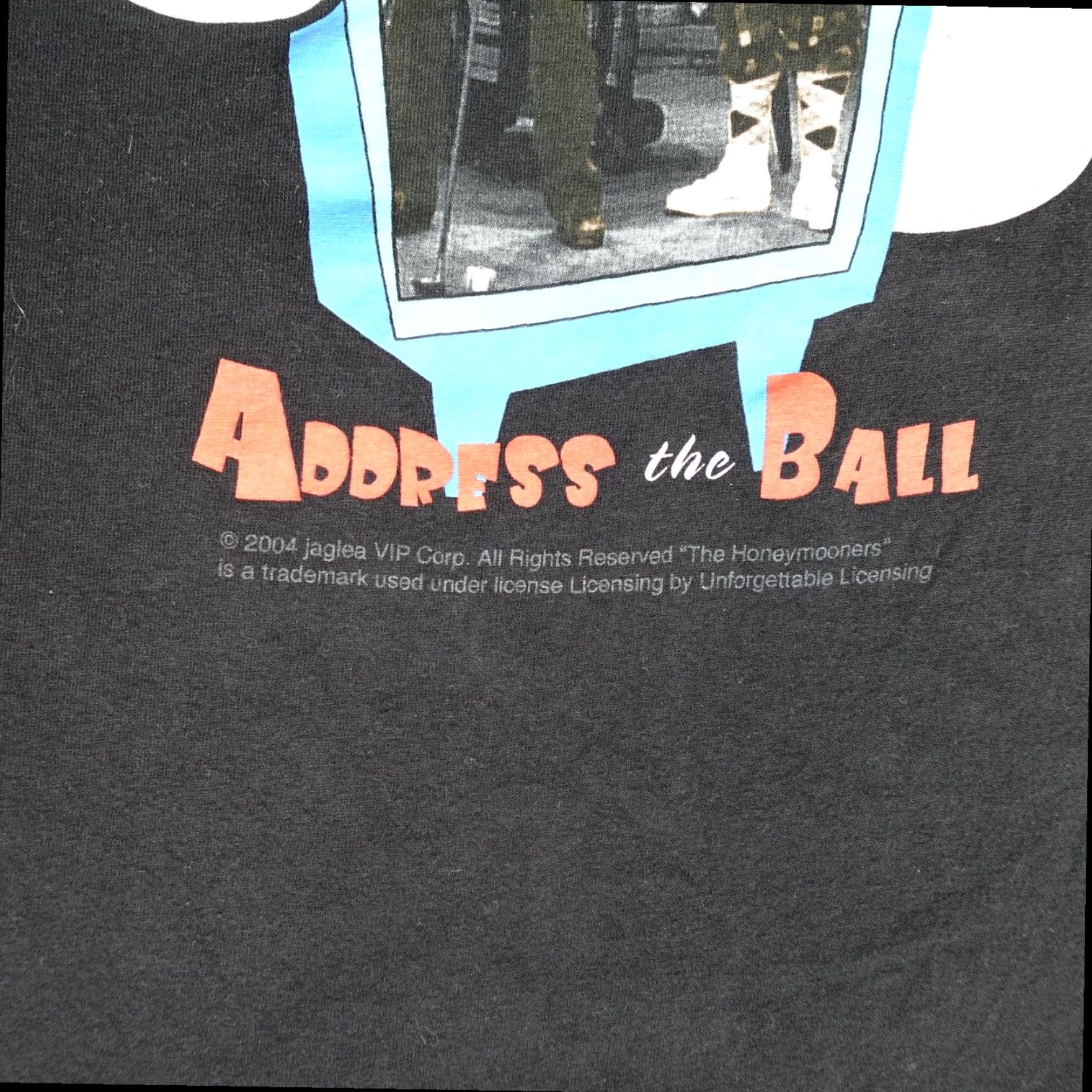 Vintage VINTAGE Graphic Print Funny Mens XL Black Short Sleeve T Shirt The Honeymooners TV Show Y2K 2000s Cotton Size US XL / EU 56 / 4 - 4 Thumbnail