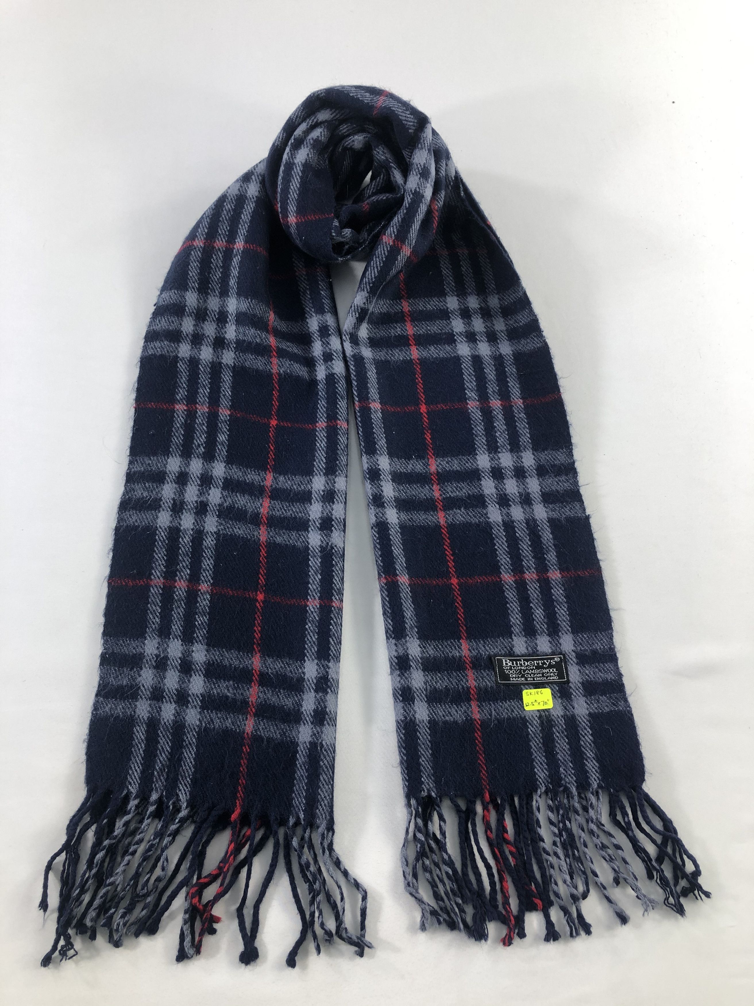 Burberry Burberry Wool Scarf / Muffler / Neckwear Size ONE SIZE - 1 Thumbnail