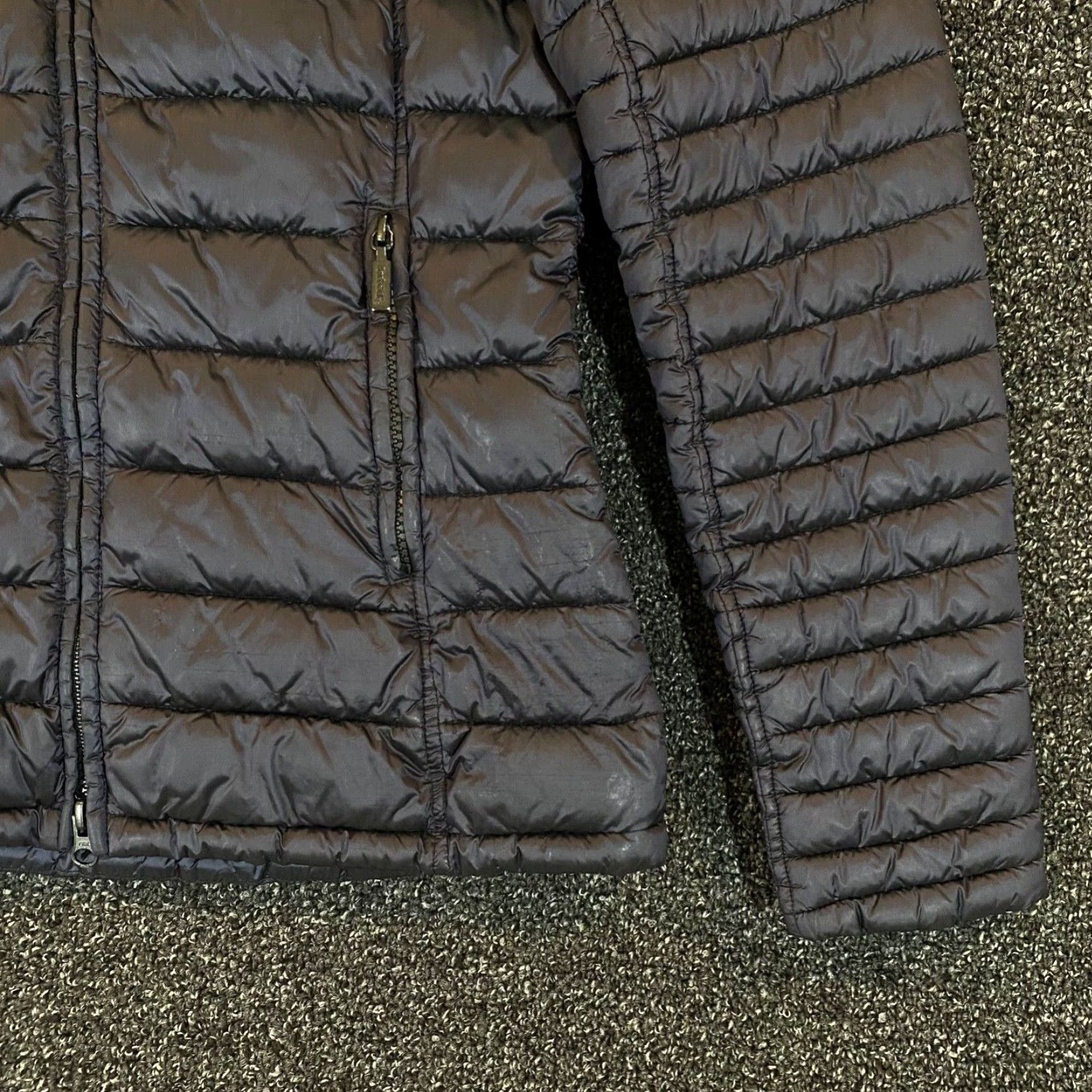 Barbour BARBOUR Jacket Womens US 6 Gray Winter Tartan Down Fill Quilted Coat Full Zip Size M / US 6-8 / IT 42-44 - 4 Thumbnail