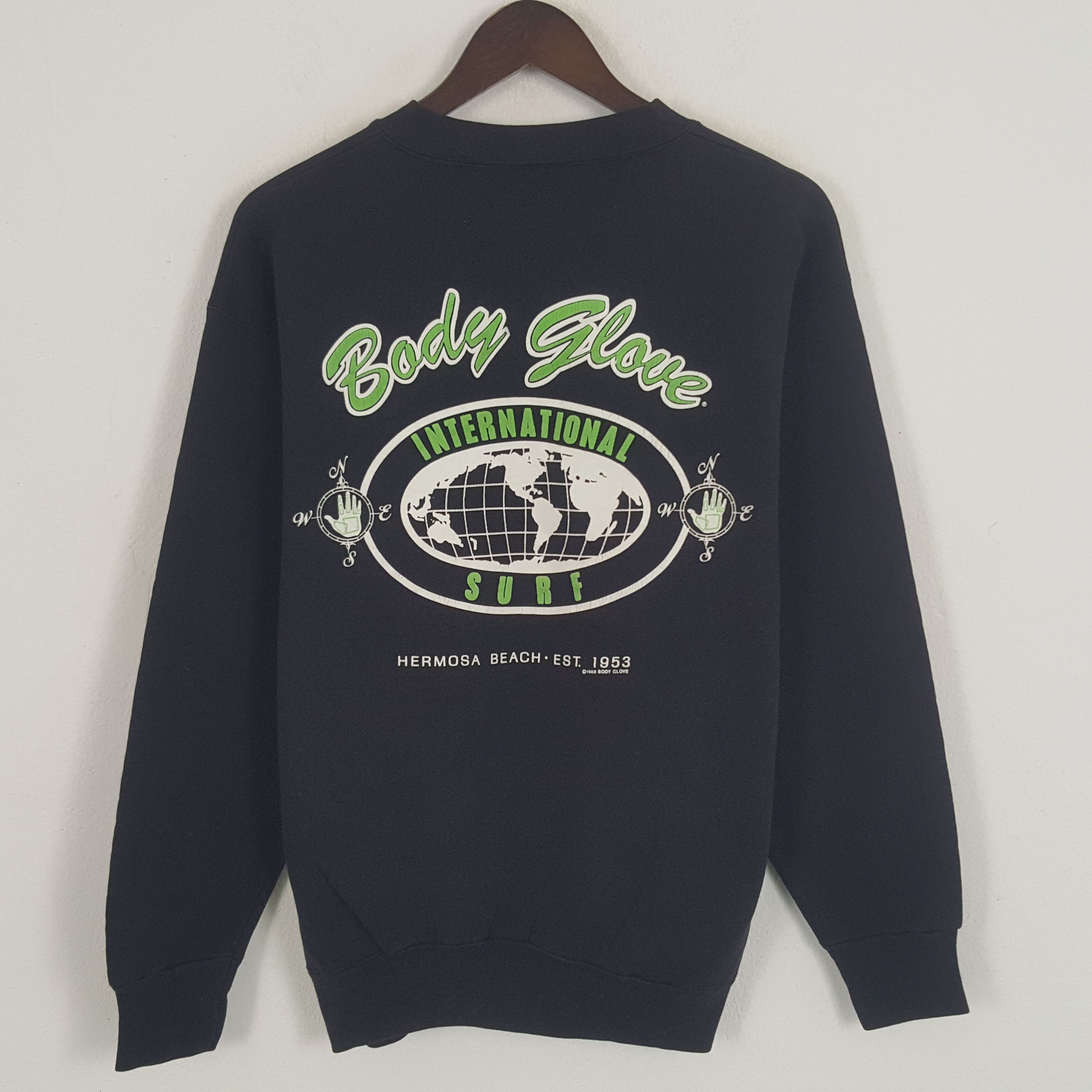 Body Glove × Vintage Vintage Body Glove International Surf Sweatshirt Size US M / EU 48-50 / 2 - 1 Thumbnail