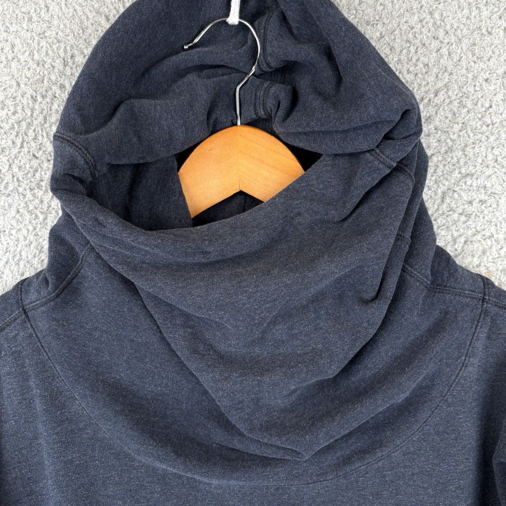 Lululemon VINTAGE Lululemon Stress Less Hoodie Funnel Neck Dark Navy 6 Womens Hoodie Pullover Hooded Pockets Slim Size M / US 6-8 / IT 42-44 - 3 Thumbnail