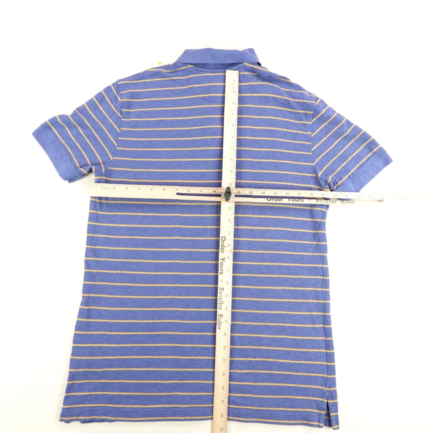 Brooks Brothers Brooks Brothers Polo Shirt Mens S Blue Striped Supima Pique Cotton Short Sleeve Collared Pullover Logo Button Regular Classic Preppy Size US S / EU 44-46 / 1 - 7 Thumbnail