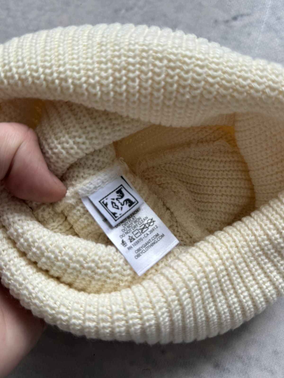Obey × Vintage Vintage Obey beanie hat Size ONE SIZE - 6 Thumbnail