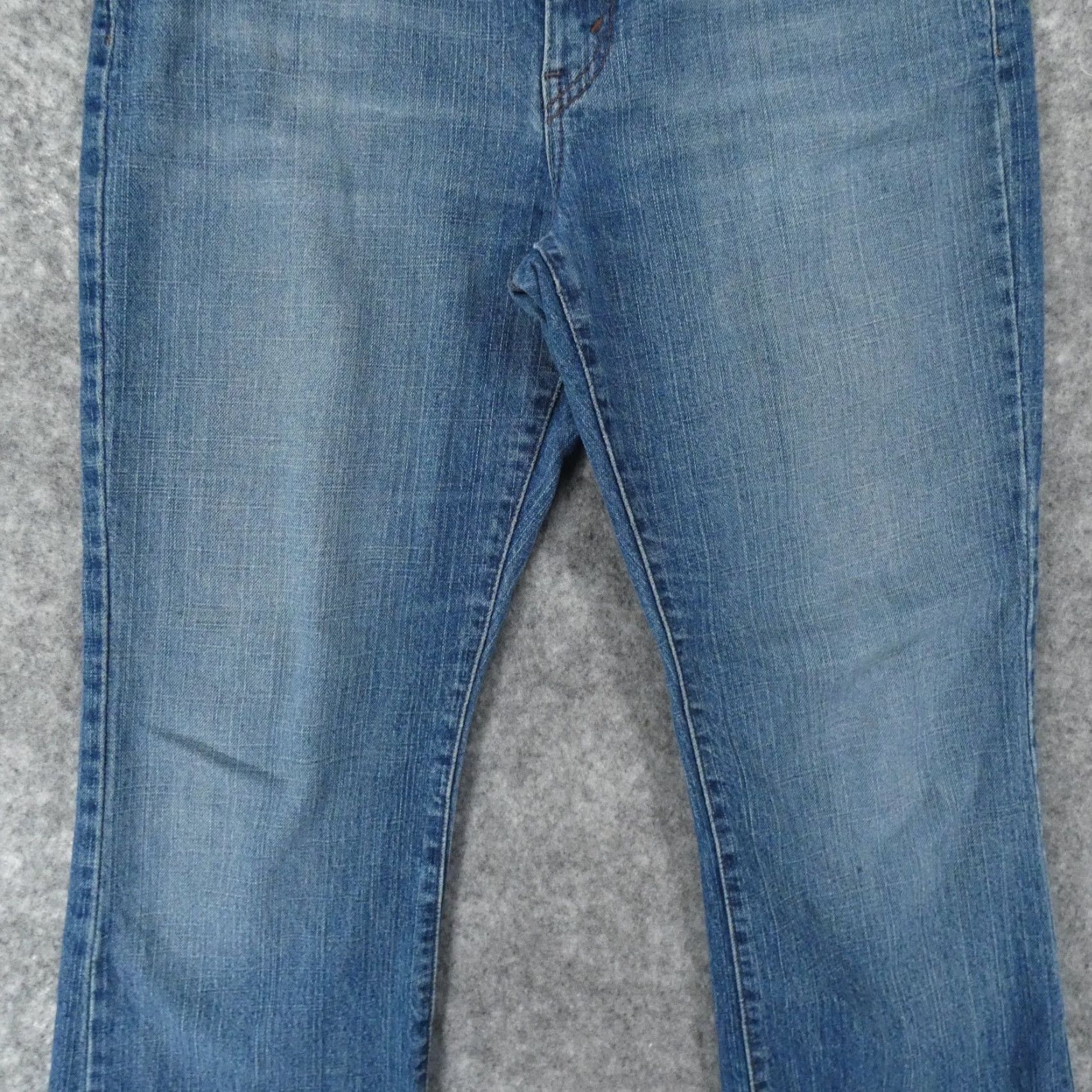 Levi's Levi's 515 Jeans Womens 12M Bootcut Mid Rise Stretch Light Wash Blue Size 34" / US 12 / IT 48 - 4 Thumbnail
