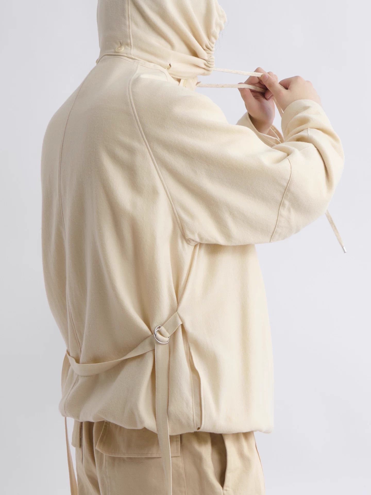 Auralee AURALEE Ivory Wool Hooded Jacket 23AW Relaxed Size US XXL / EU 58 / 5 - 4 Thumbnail