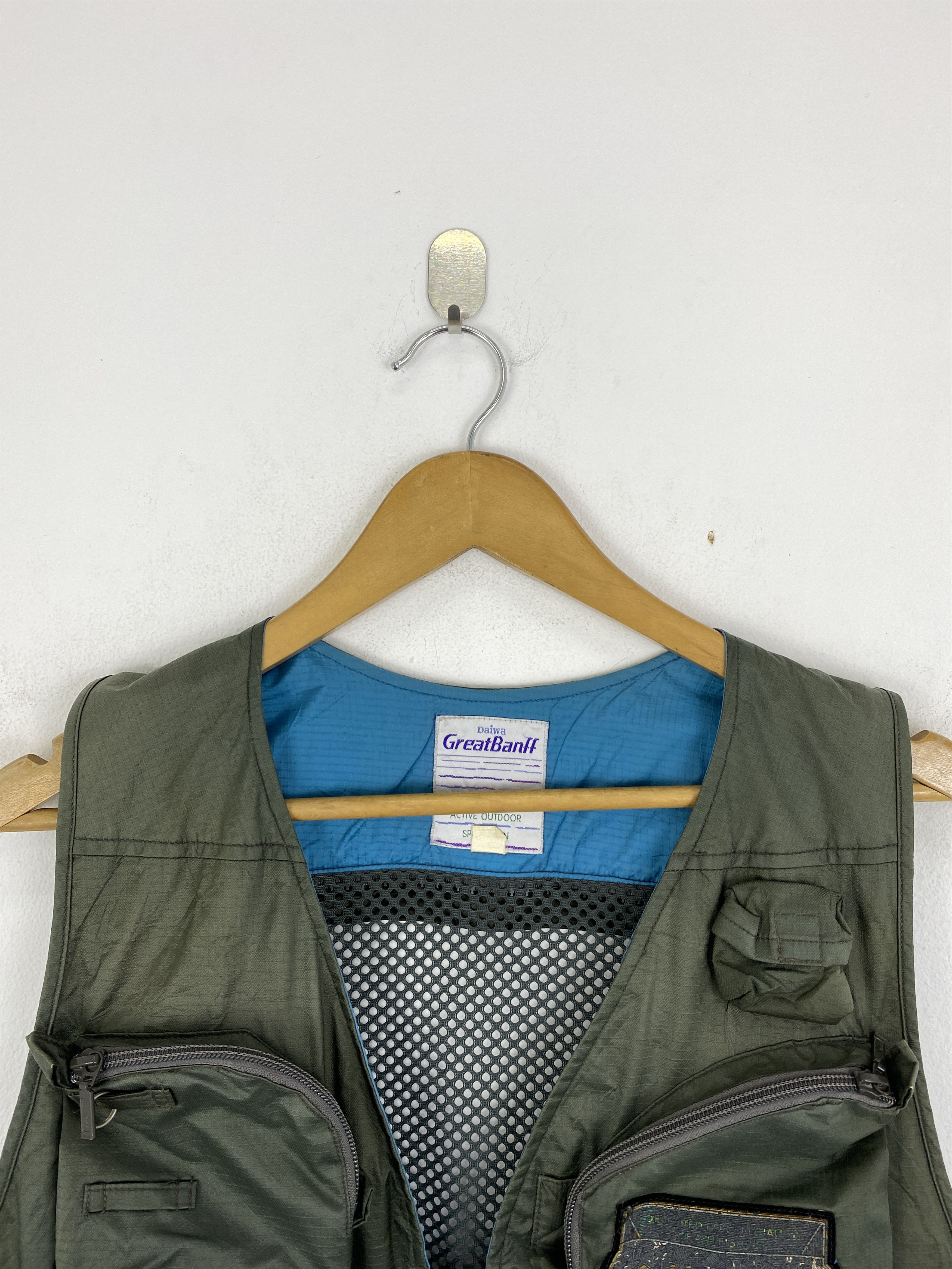 DAIWA Vintage Japanese Daiwa Multi Pocket Tactical Fisihing Vest Size US L / EU 52-54 / 3 - 2 Thumbnail