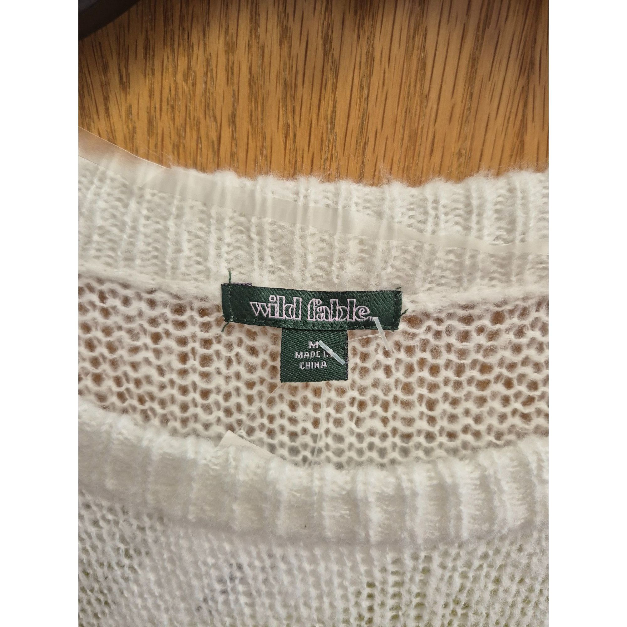 Other Wild Fable Womens Striped Crewneck Oversized Pullover Sweate Size M / US 6-8 / IT 42-44 - 5 Thumbnail
