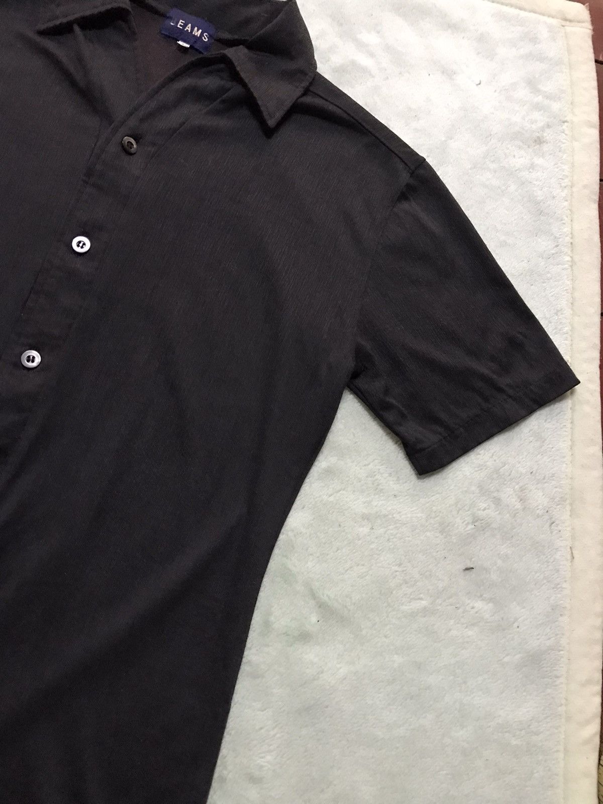Beams Plus × Japanese Brand × Vintage Vintage Beams Button Up Black Shirt Size M / US 6-8 / IT 42-44 - 4 Thumbnail