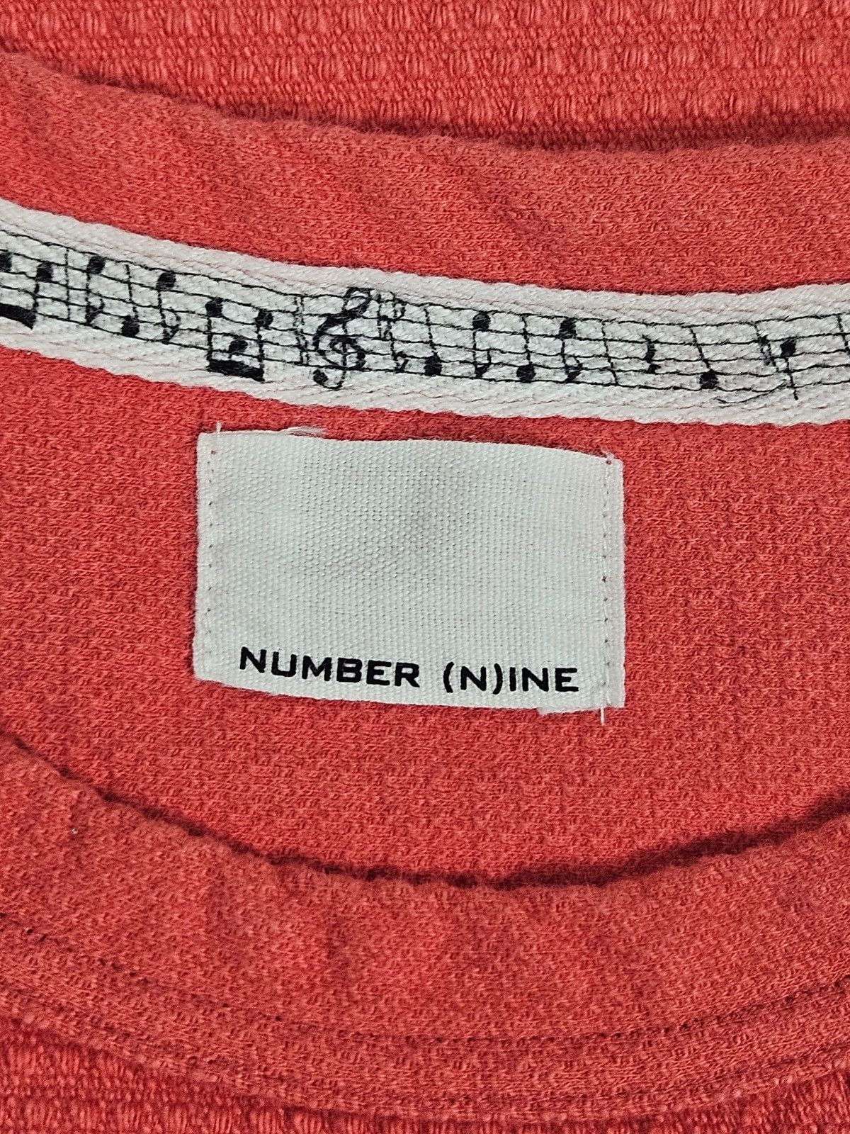 Japanese Brand Number Nine Waffle tee shirt Size US L / EU 52-54 / 3 - 5 Thumbnail