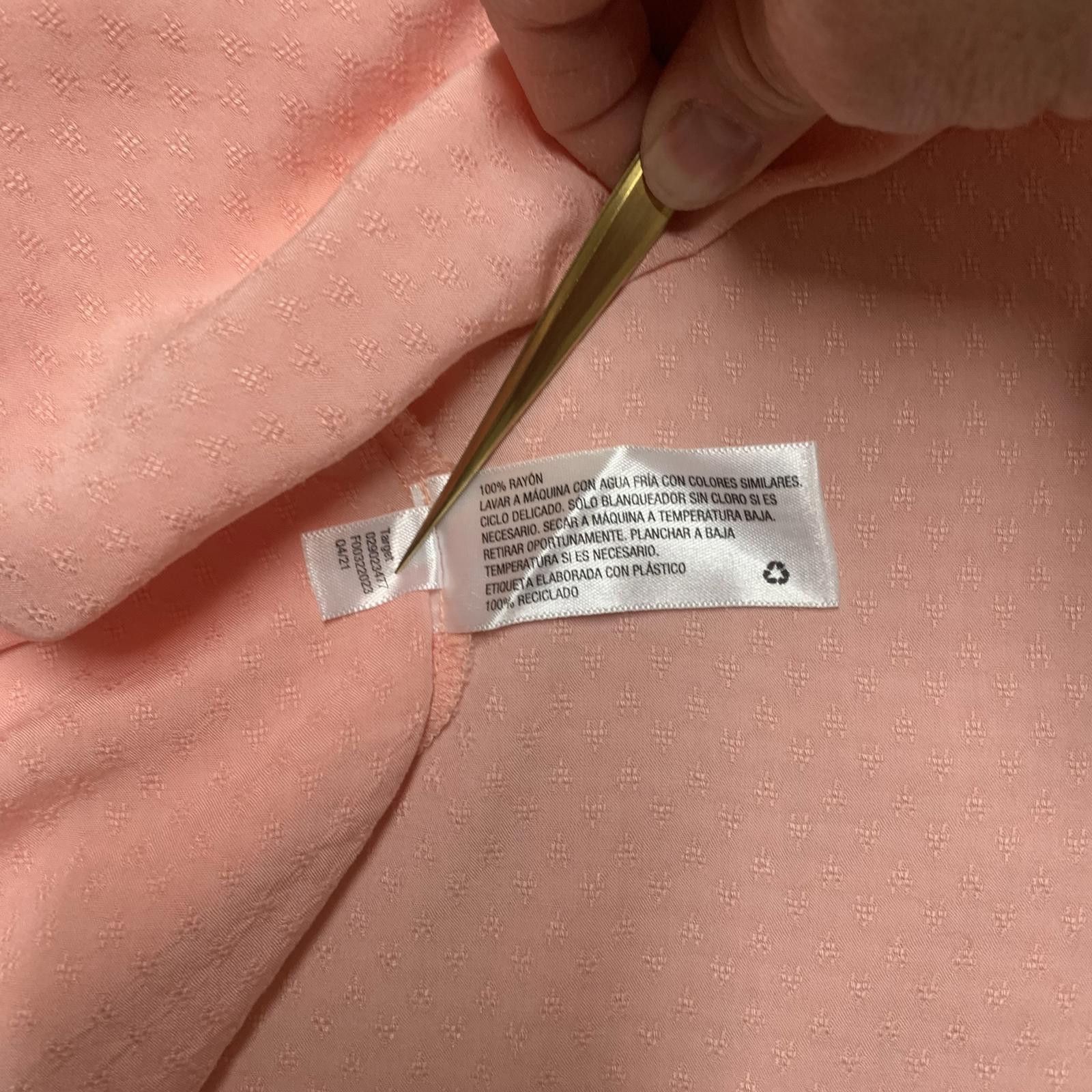 Other Isabel Maternity Women's Size XXL Peachy Pink Peasant Shirt Size XXL / US 16-18 / IT 52-54 - 8 Thumbnail