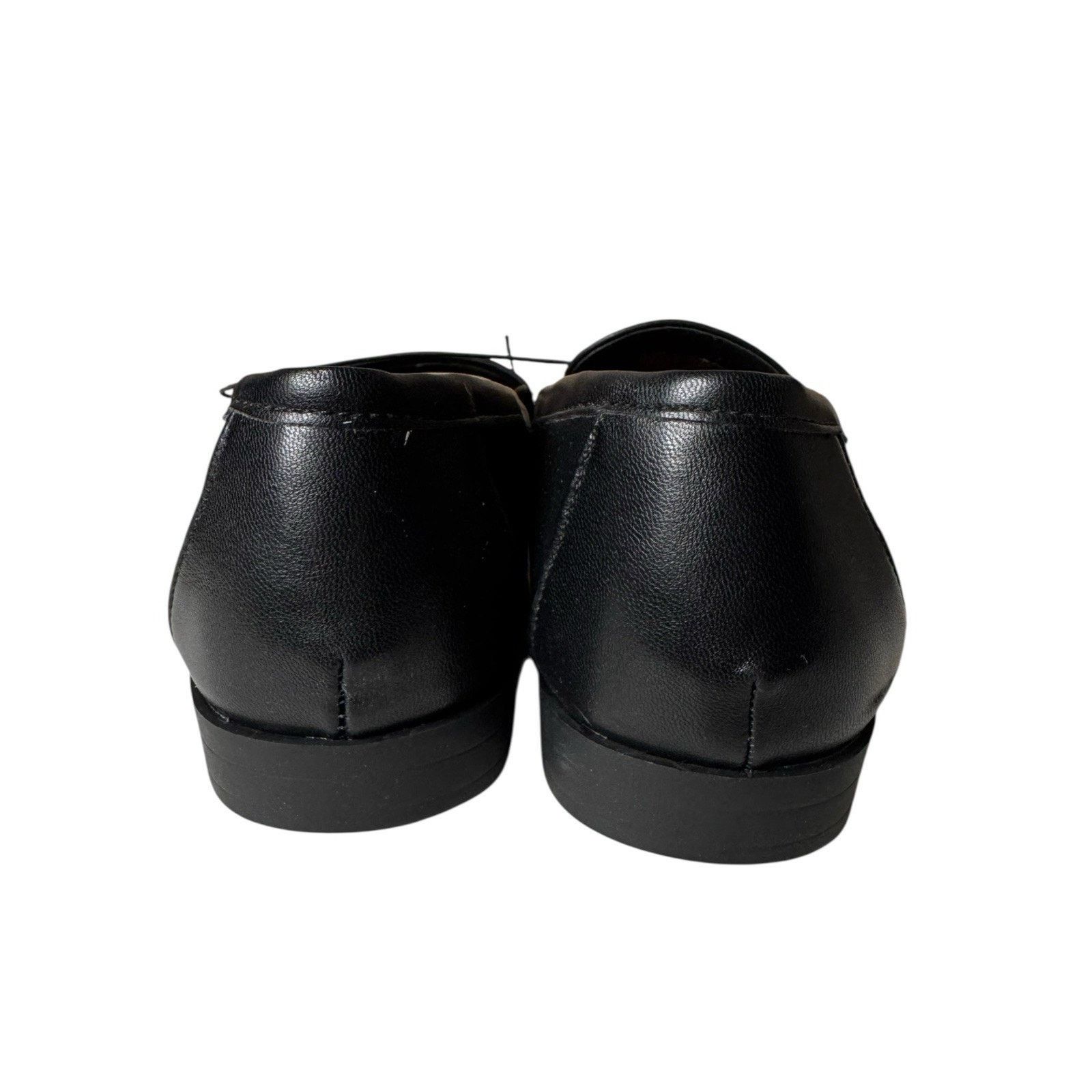 Other Kensie NEW Gitty Penny Loafer Shoes Black Vegan Size US 8.5 / IT 38.5 - 4 Thumbnail