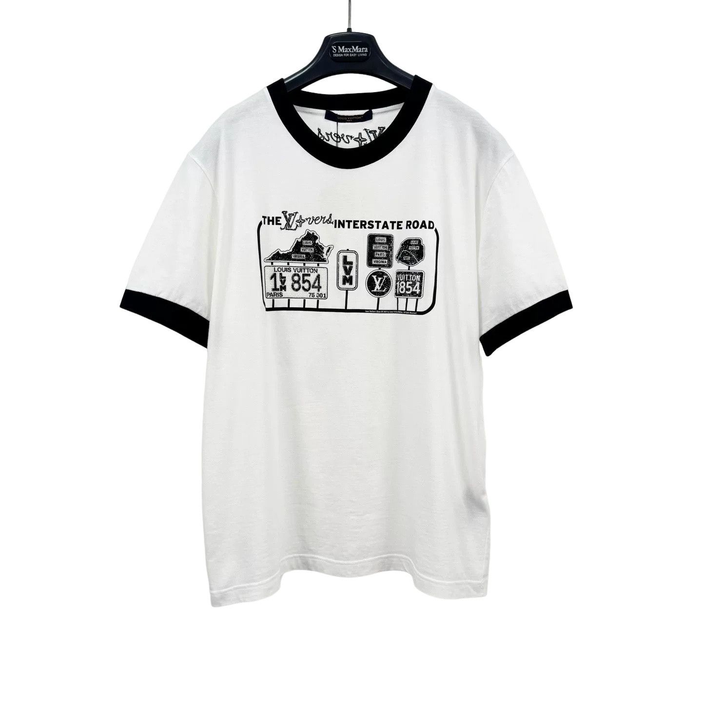 Louis Vuitton Louis Vuitton Rhinestone Lovers T-Shirt Size L Size US L / EU 52-54 / 3 - 1 Thumbnail