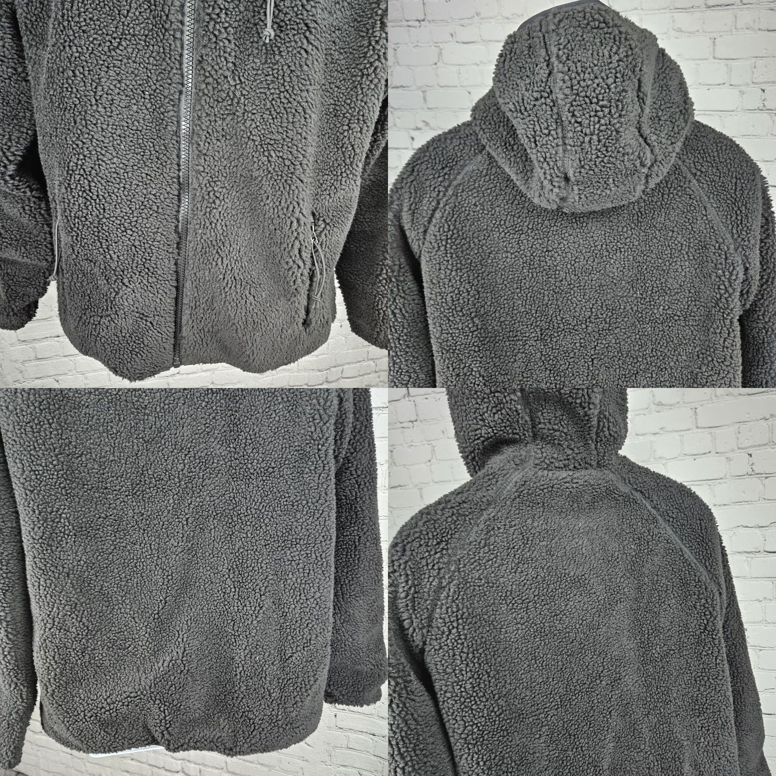 Vintage Brandit Black Hooded Fleece Full Zip Jacket M Men Jacket Hooded Zip Pockets Casual Outdoor 90s? Size US M / EU 48-50 / 2 - 8 Thumbnail