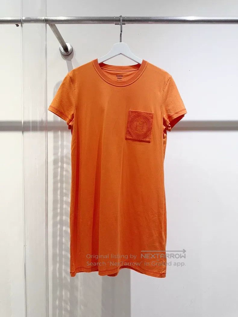 Hermes Hermes Pocked embroidered dress Size S / US 4 / IT 40 - 1 Thumbnail