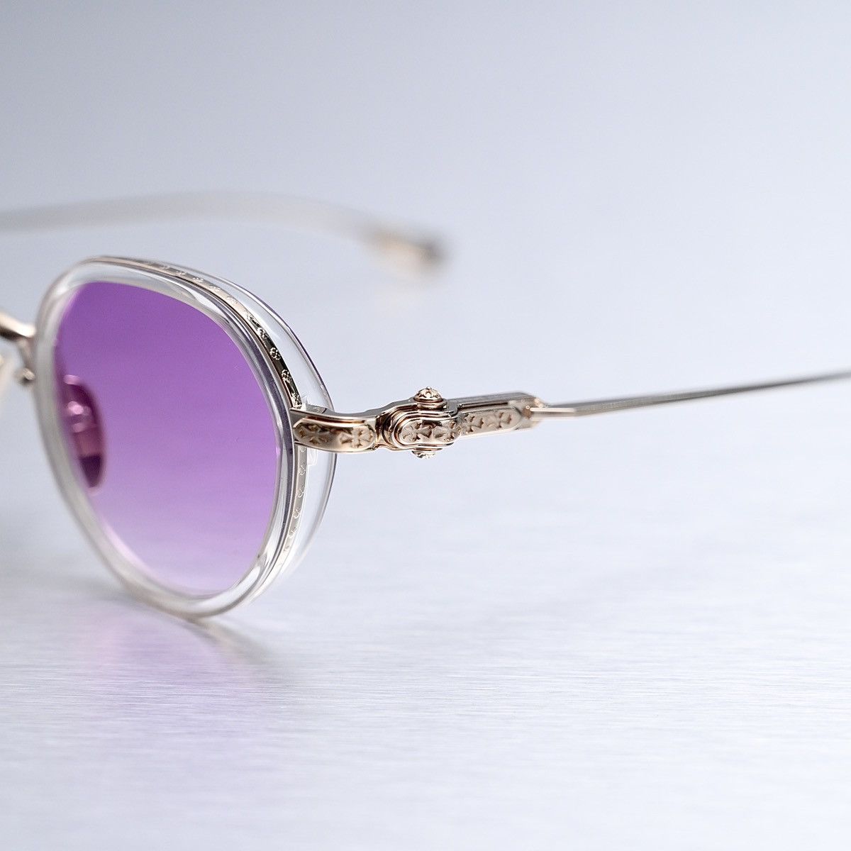 Chrome Hearts CHROME HEARTS SEX T-9 CRYSTAL GP TOKYO NIGHT SUNGLASSES Size ONE SIZE - 3 Thumbnail