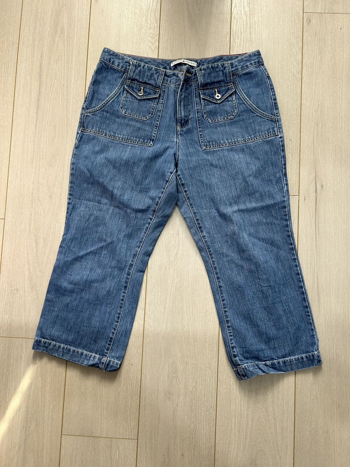 Tommy Hilfiger Y2K Vintage Tommy Capris Size 36" / US 14 / IT 50 - 2 Thumbnail