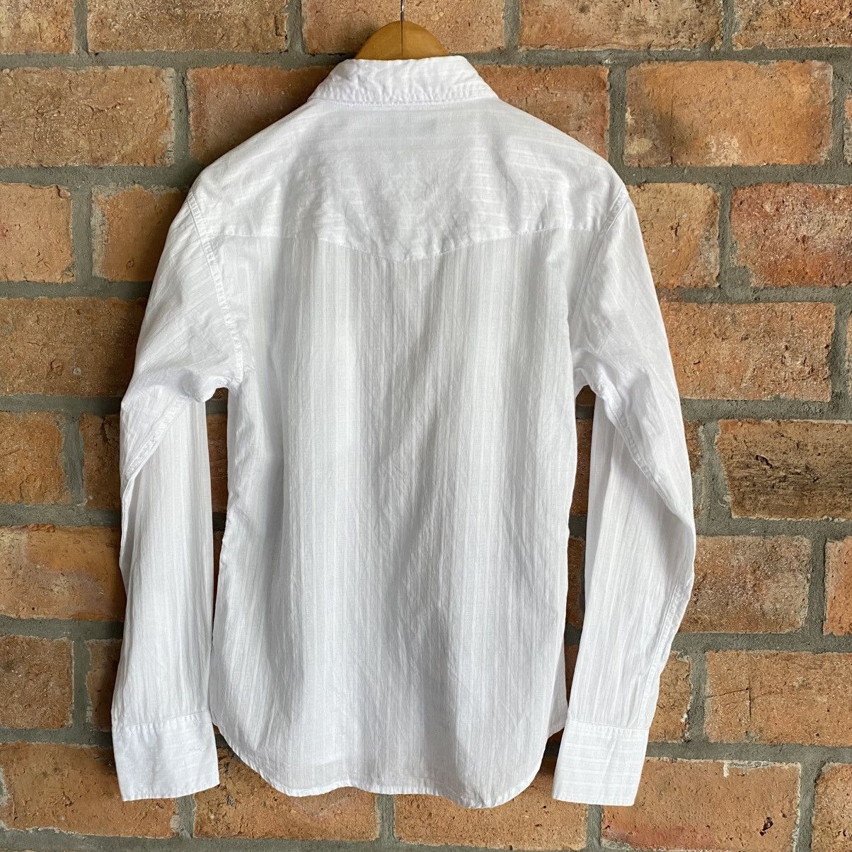 Japanese Brand Wild Life Y2K Punk White Graphic Print Shirt Size M / US 6-8 / IT 42-44 - 19 Thumbnail