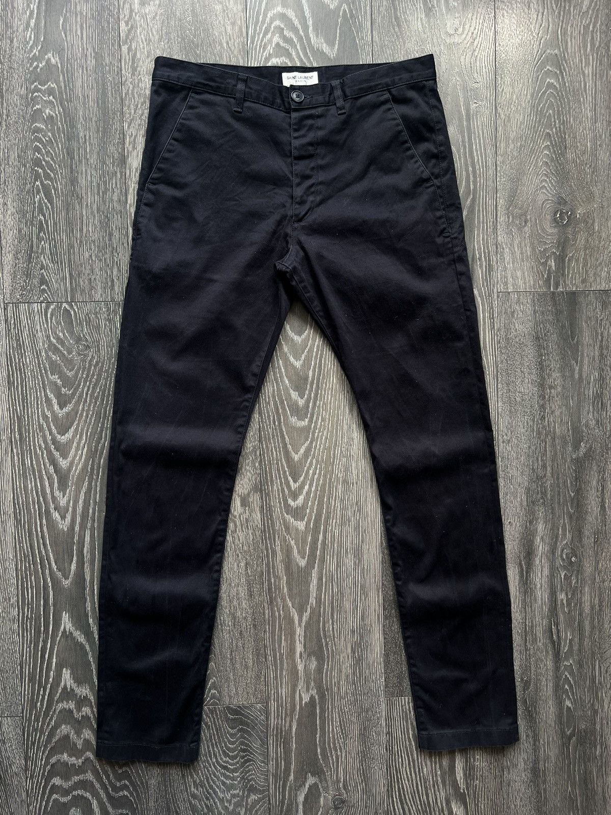 Image of Saint Laurent Paris Pants in Purple, Men's (Size 34)