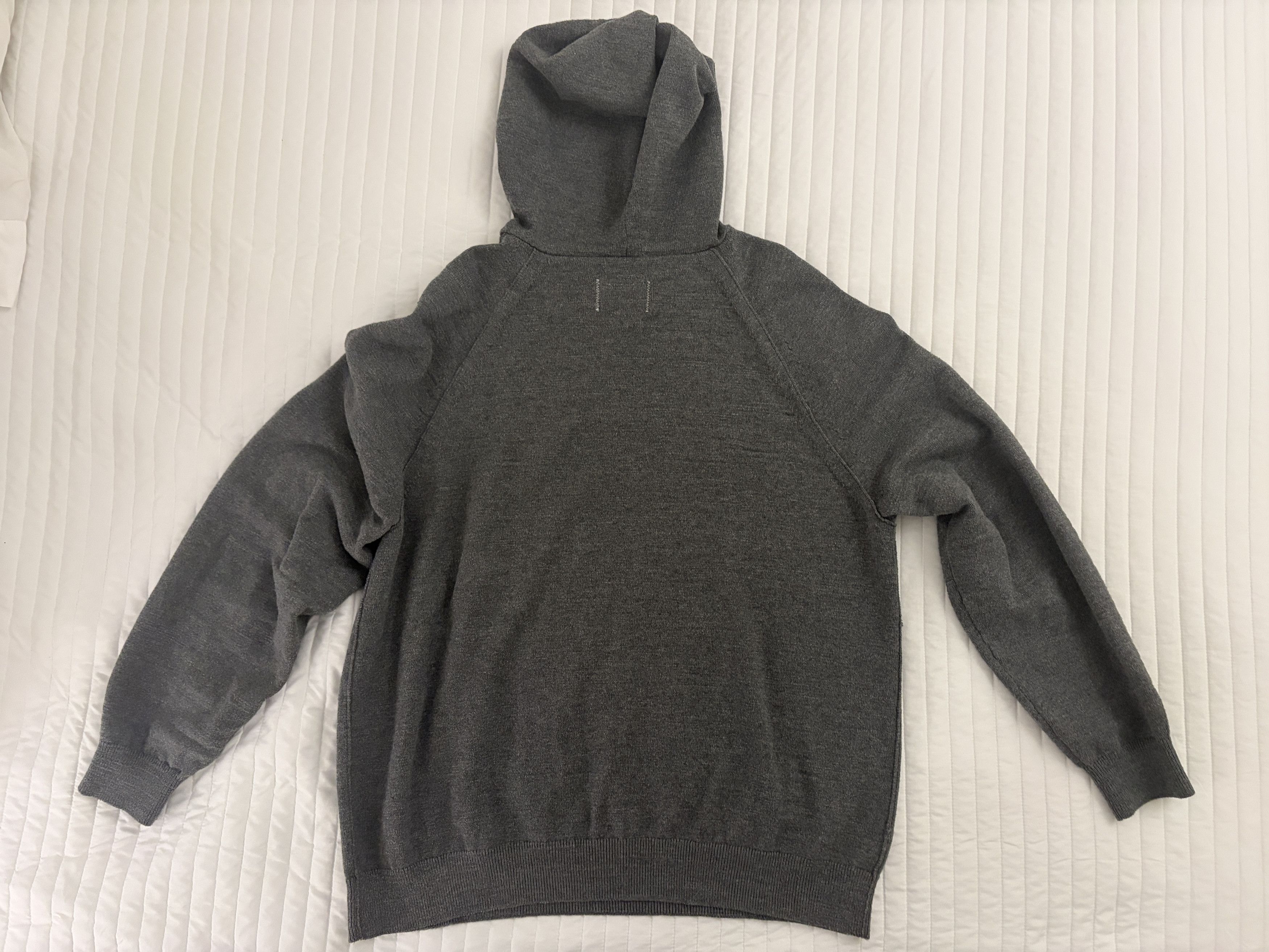 Reigning Champ Grey Knitted Hoodie Size US XXL / EU 58 / 5 - 2 Thumbnail
