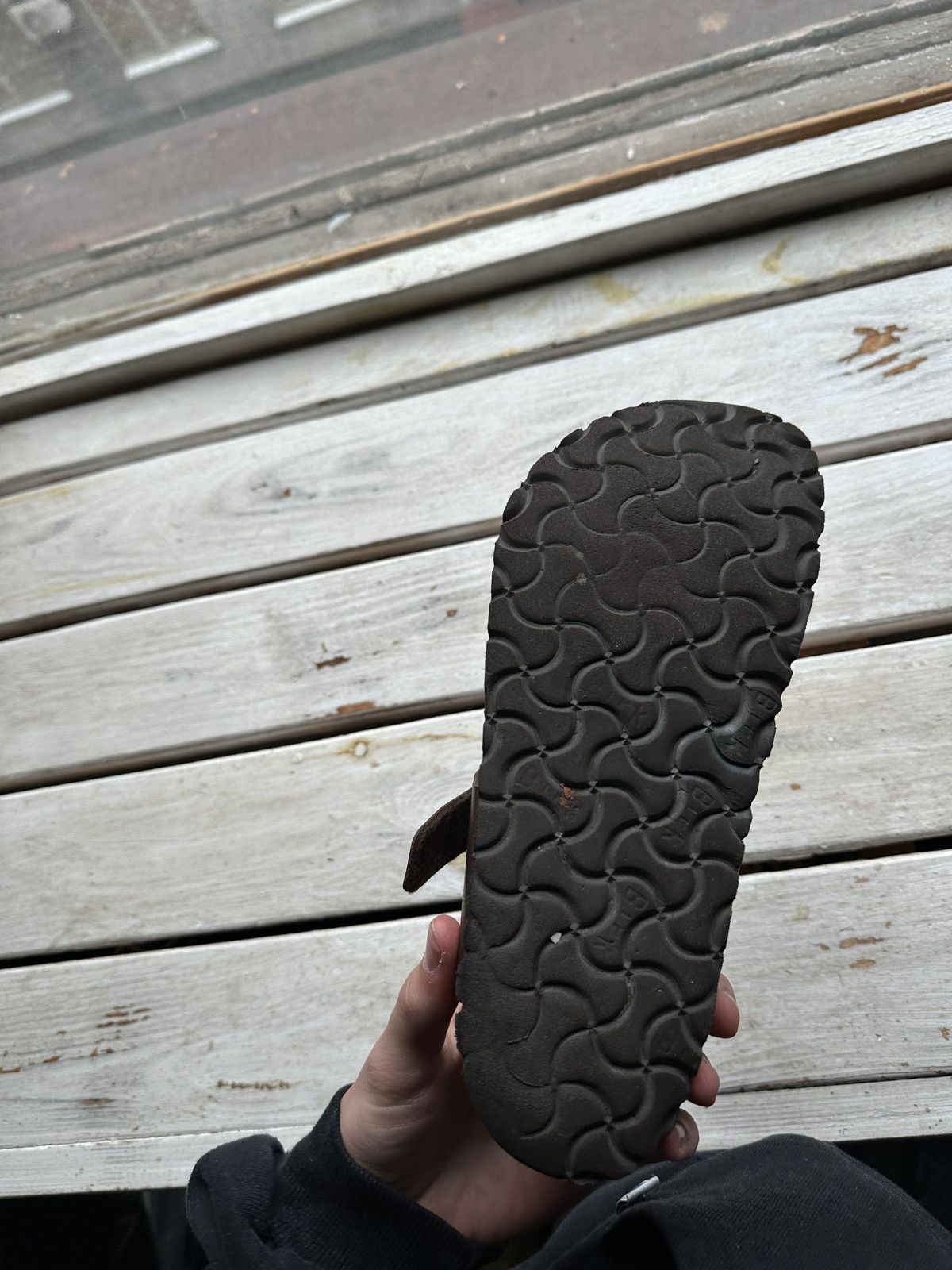 Birkenstock VNTG🚨 BIRKENSTOCK BROWN LUXURY Y2K RARE WOMEN SLIDES Size US 7 / IT 37 - 6 Thumbnail