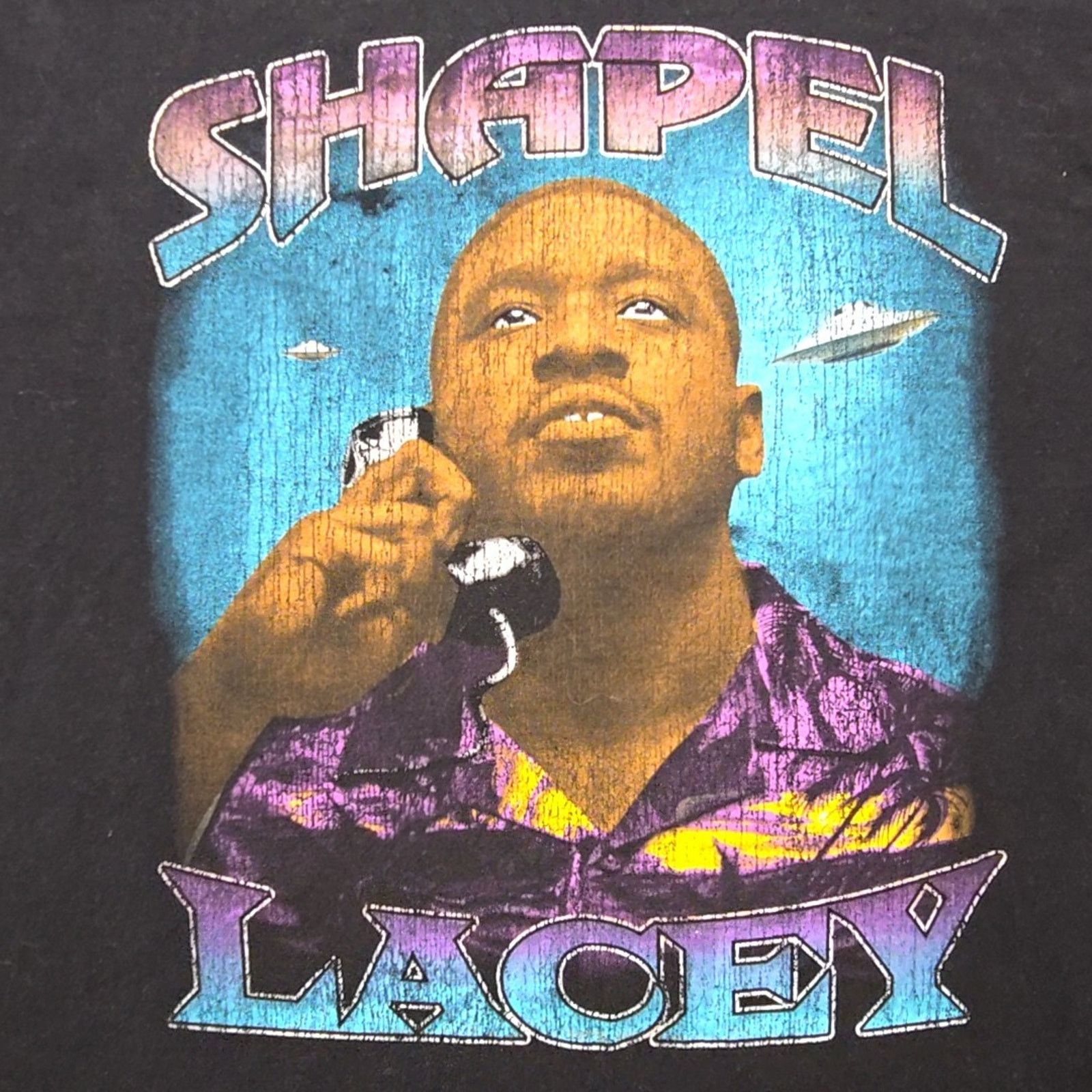 Other Shapel Lacey T-shirt Comedian Mens Medium Black Graphic Tee Size US M / EU 48-50 / 2 - 2 Thumbnail