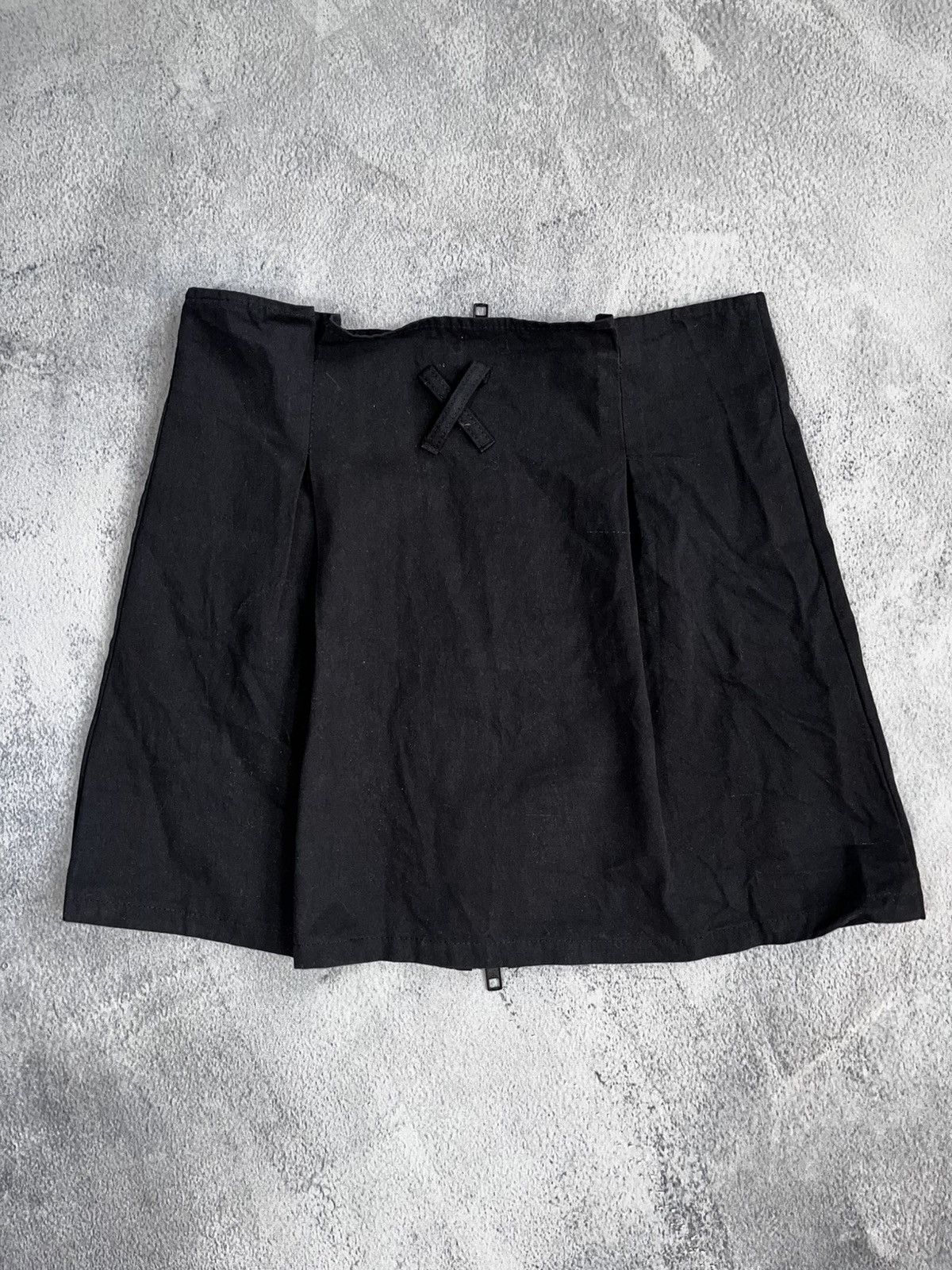 Other Vintage Y2K camo zip mini skirt avantgarde opium style Size 28" / US 6 / IT 42 - 5 Thumbnail