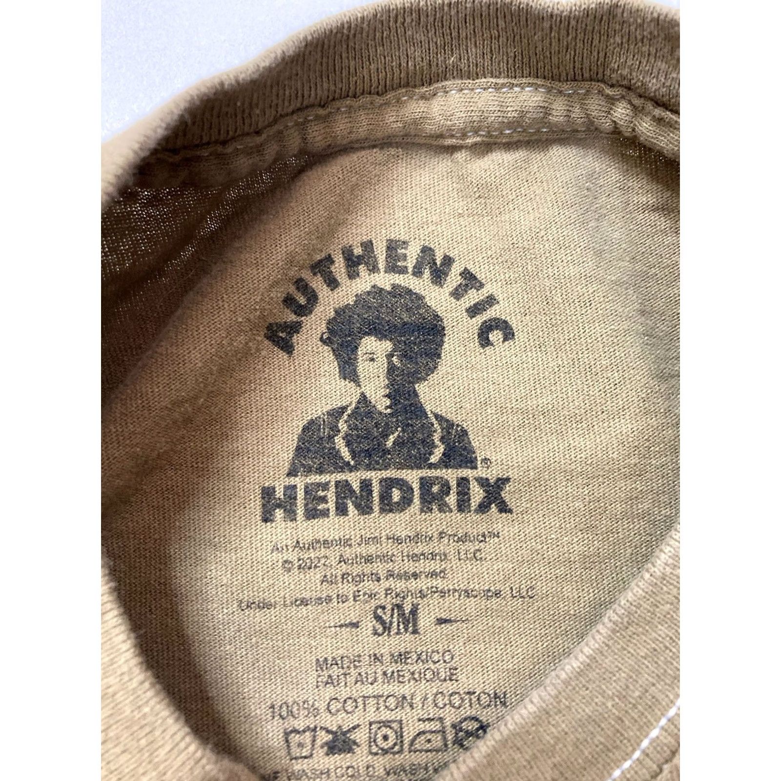 Vintage Jimi Hendrix Graphic T-shirt Women Medium Brown Short Sleeve Music shirt Size M / US 6-8 / IT 42-44 - 4 Thumbnail