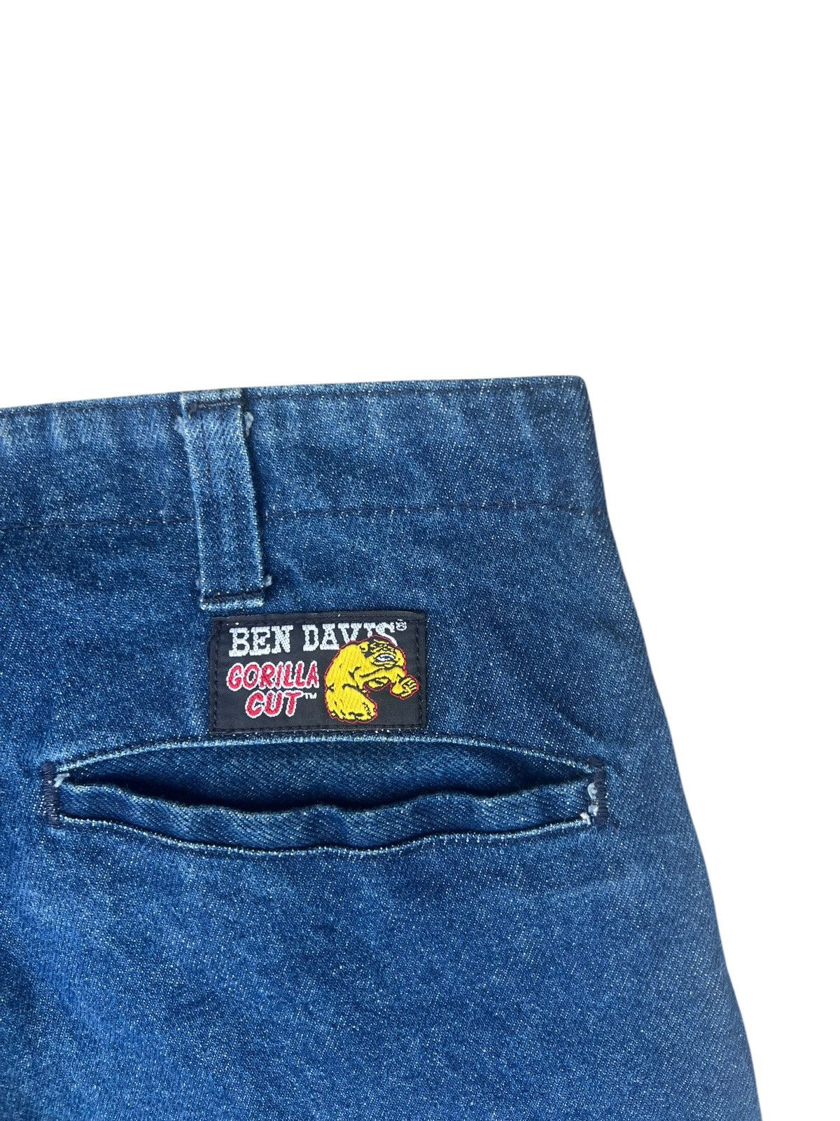 Ben Davis Vintage 90s Ben Davis Heavy Denim Gorilla Cut Baggy Jeans Size US 35 - 16 Thumbnail