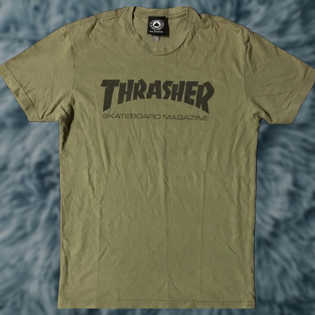 Spitfire Spitfire Thrasher Magazine Faded Shirt S Green Skateboarding Grunge T-Shirt Men Short Sleeve Black? Size US S / EU 44-46 / 1 - 1 Thumbnail