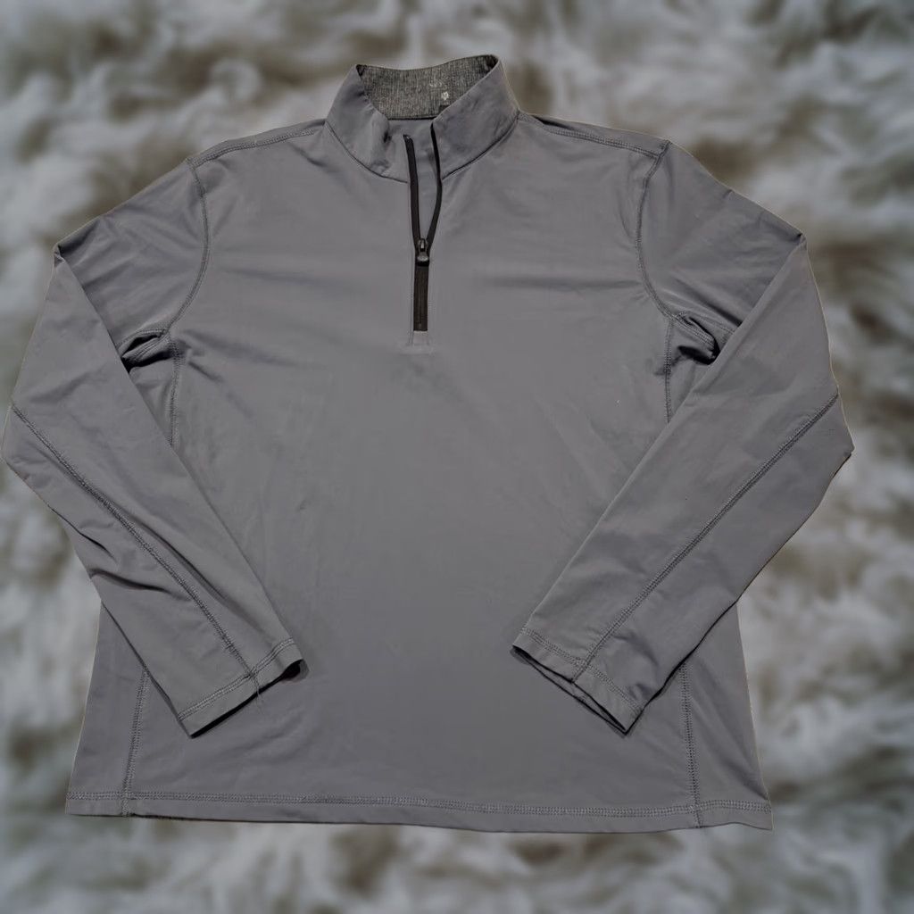 Vintage Greyson Pullover Golf Lightweight 1/4 Zip Shirt Men Medium Gray Size US M / EU 48-50 / 2 - 1 Thumbnail