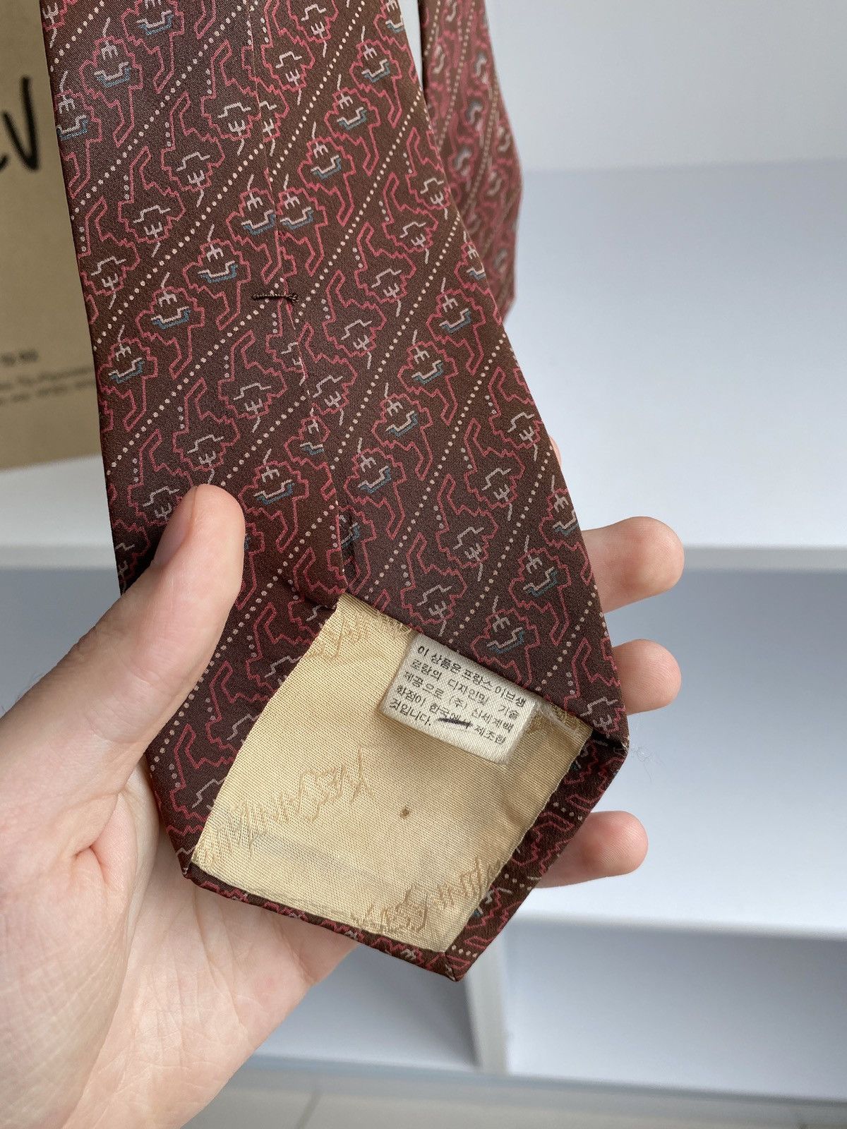 Vintage × Yves Saint Laurent Vintage Yves Saint Laurent Tie Size ONE SIZE - 6 Thumbnail