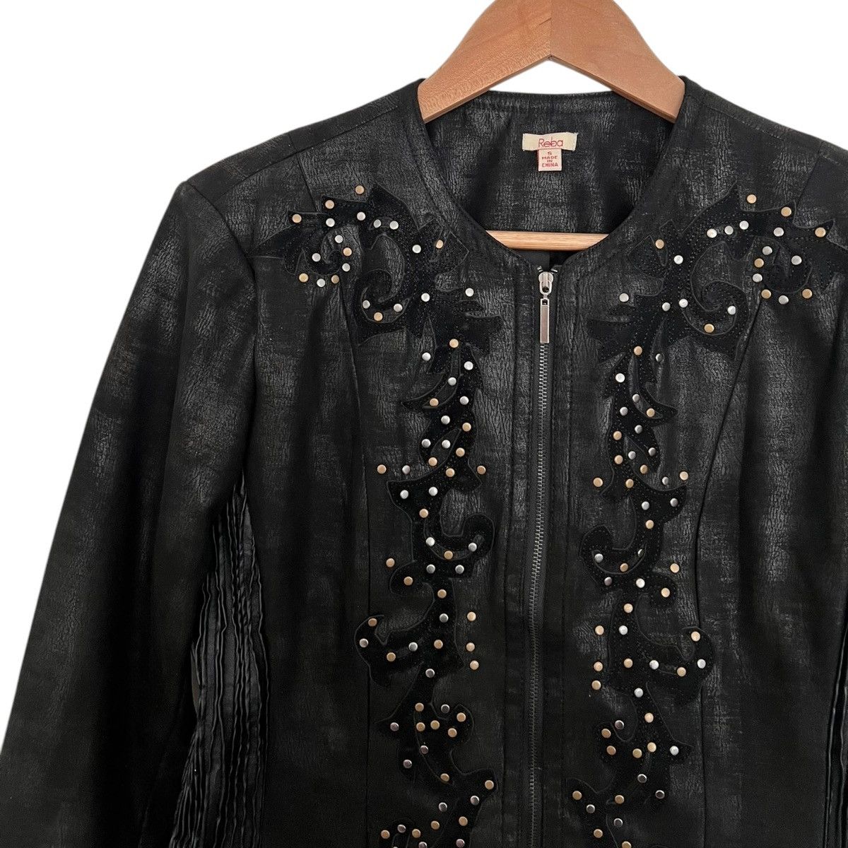 Japanese Brand × Vintage Stud leather jacket Size M / US 6-8 / IT 42-44 - 2 Thumbnail