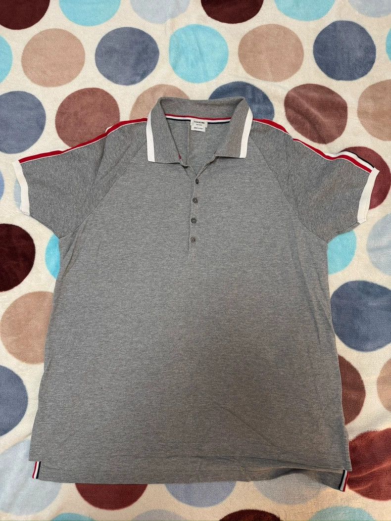 Thom Browne Thom Browne Gray Short Sleeve T-shirt - dmc Size US XL / EU 56 / 4 - 1 Thumbnail