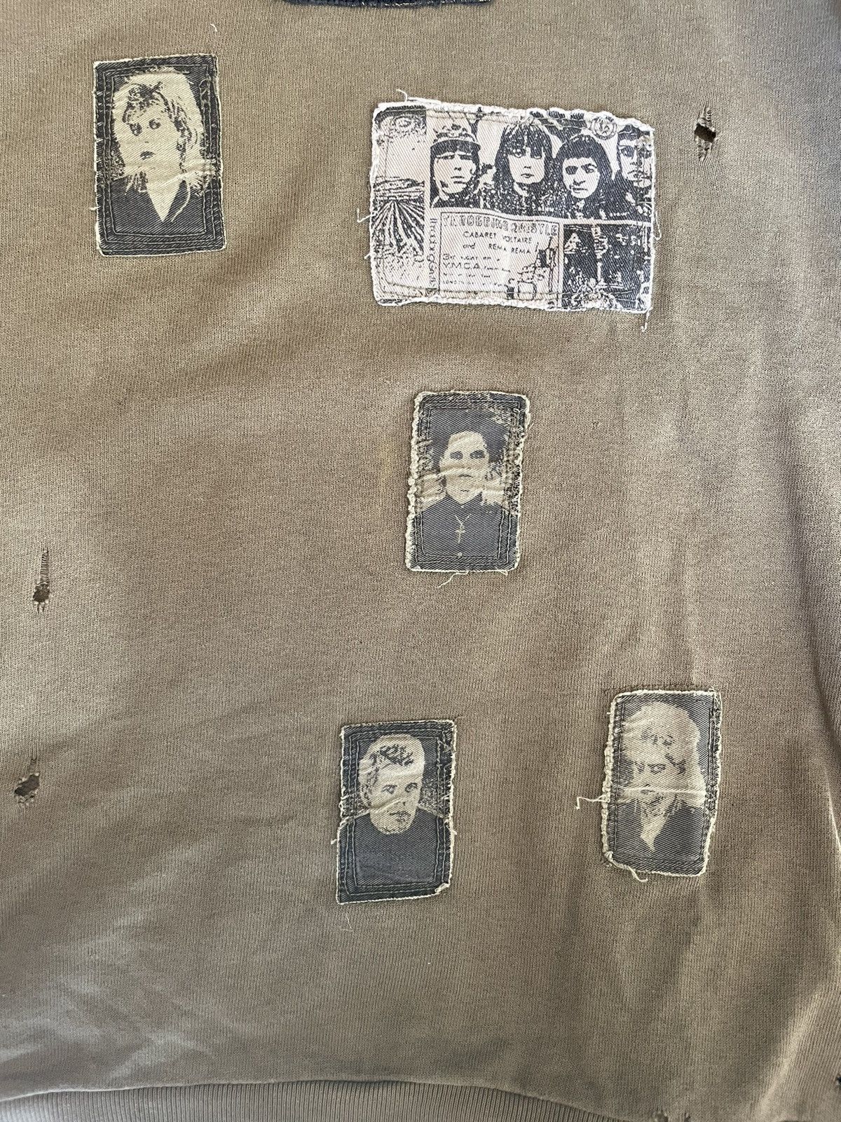 Raf Simons Riot! Riot! Roit! Patched Sweatshirt AW01 2001-2002 Size US S / EU 44-46 / 1 - 7 Thumbnail