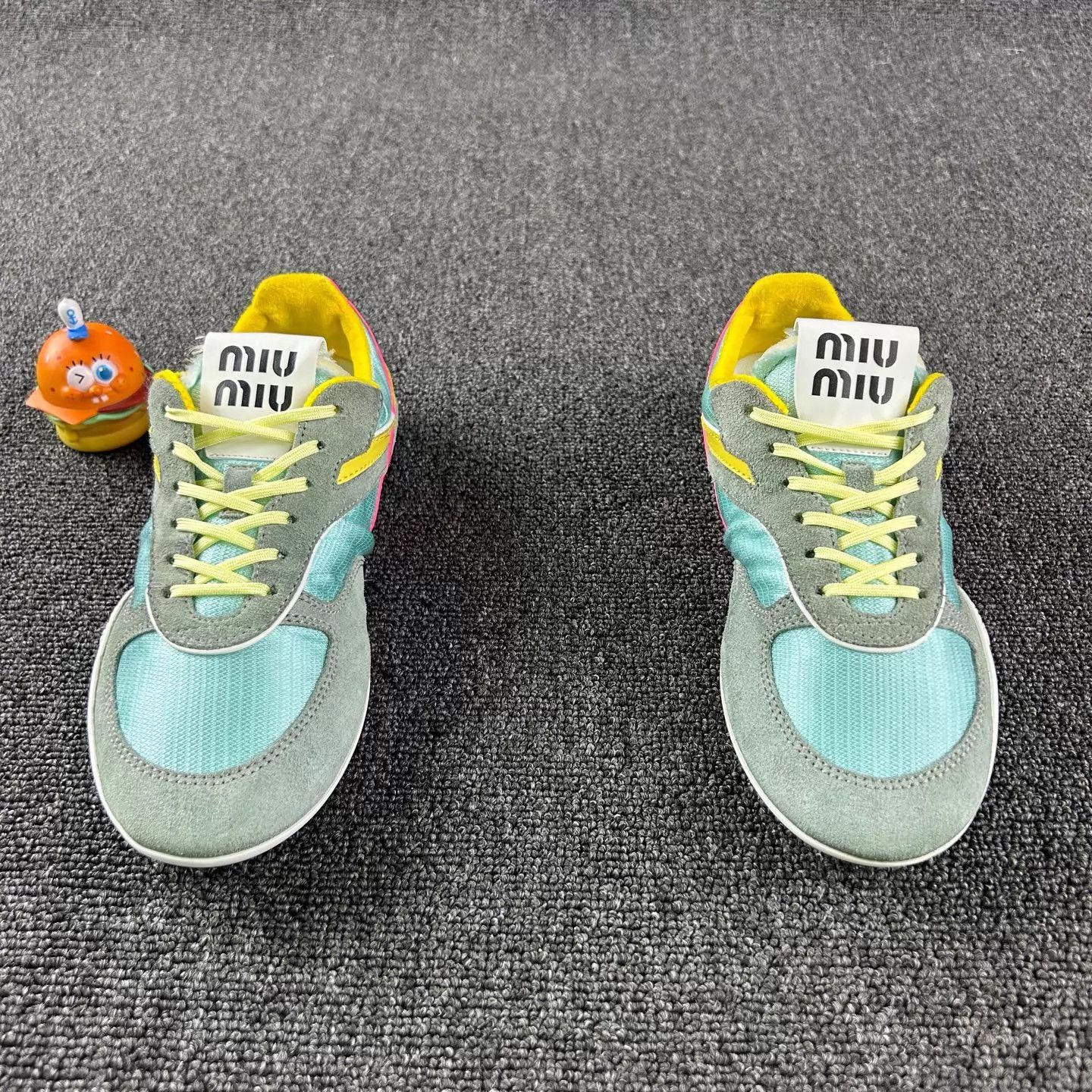 Miu Miu MIU MIU 25s color blocked sneakers Size US 7.5 / IT 37.5 - 2 Thumbnail