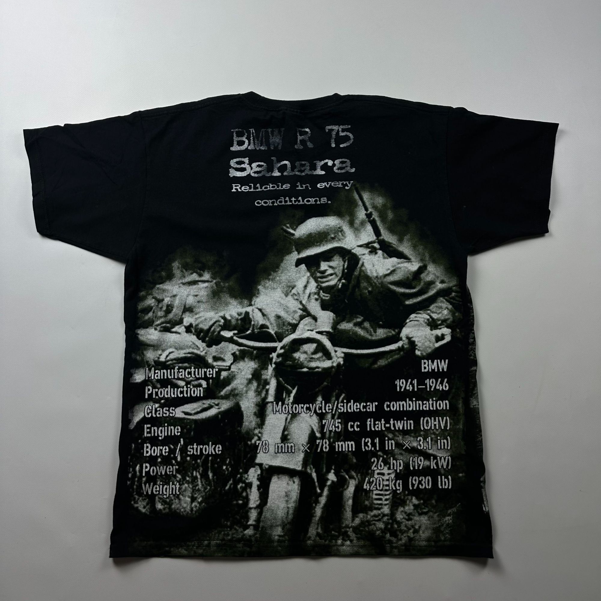 Vintage Rare Vintage Fruit of the Loom WWII-Themed Full Print T-Shir Size US L / EU 52-54 / 3 - 3 Thumbnail