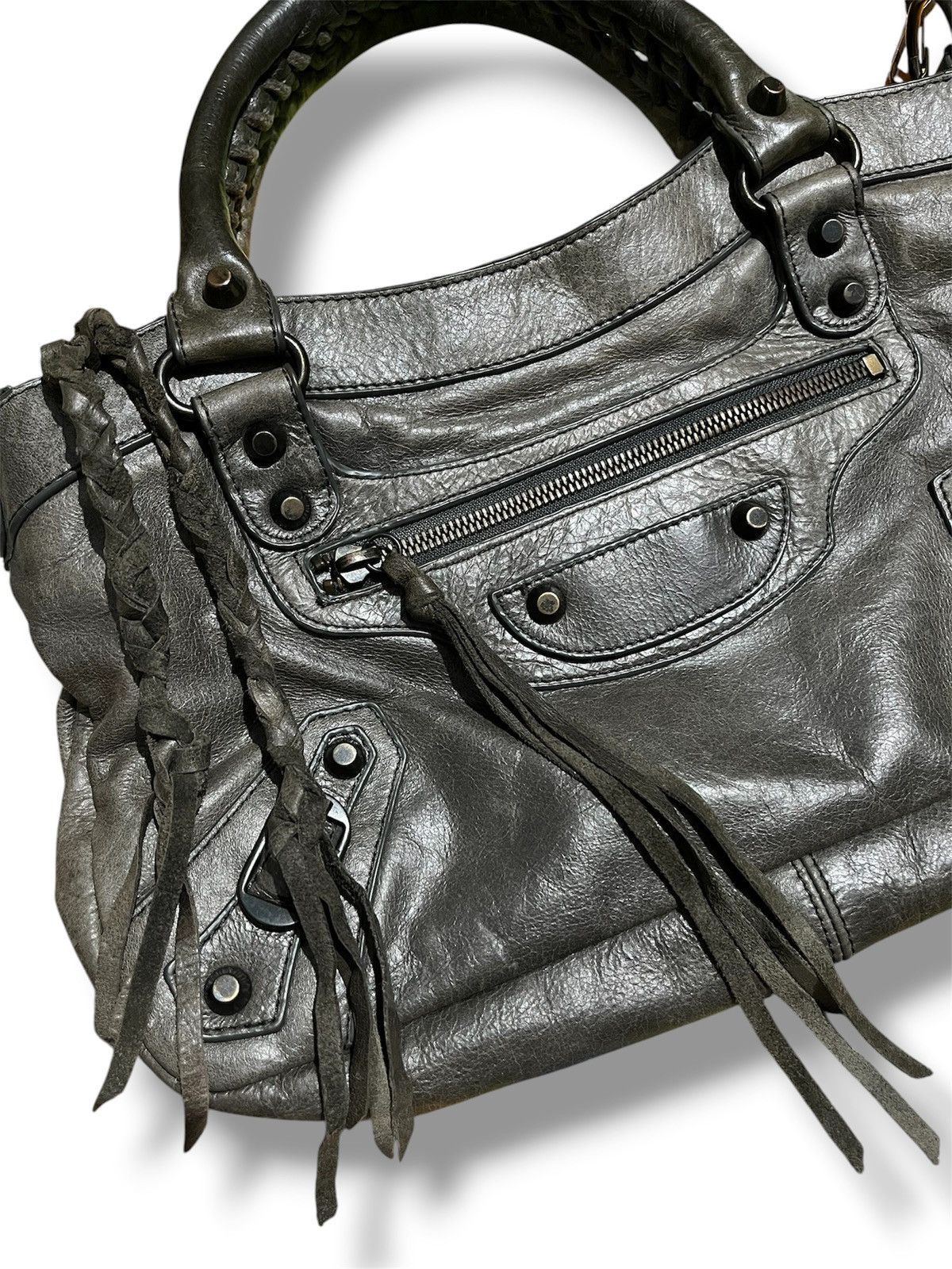 Vintage Gray city leather bag Size ONE SIZE - 3 Thumbnail