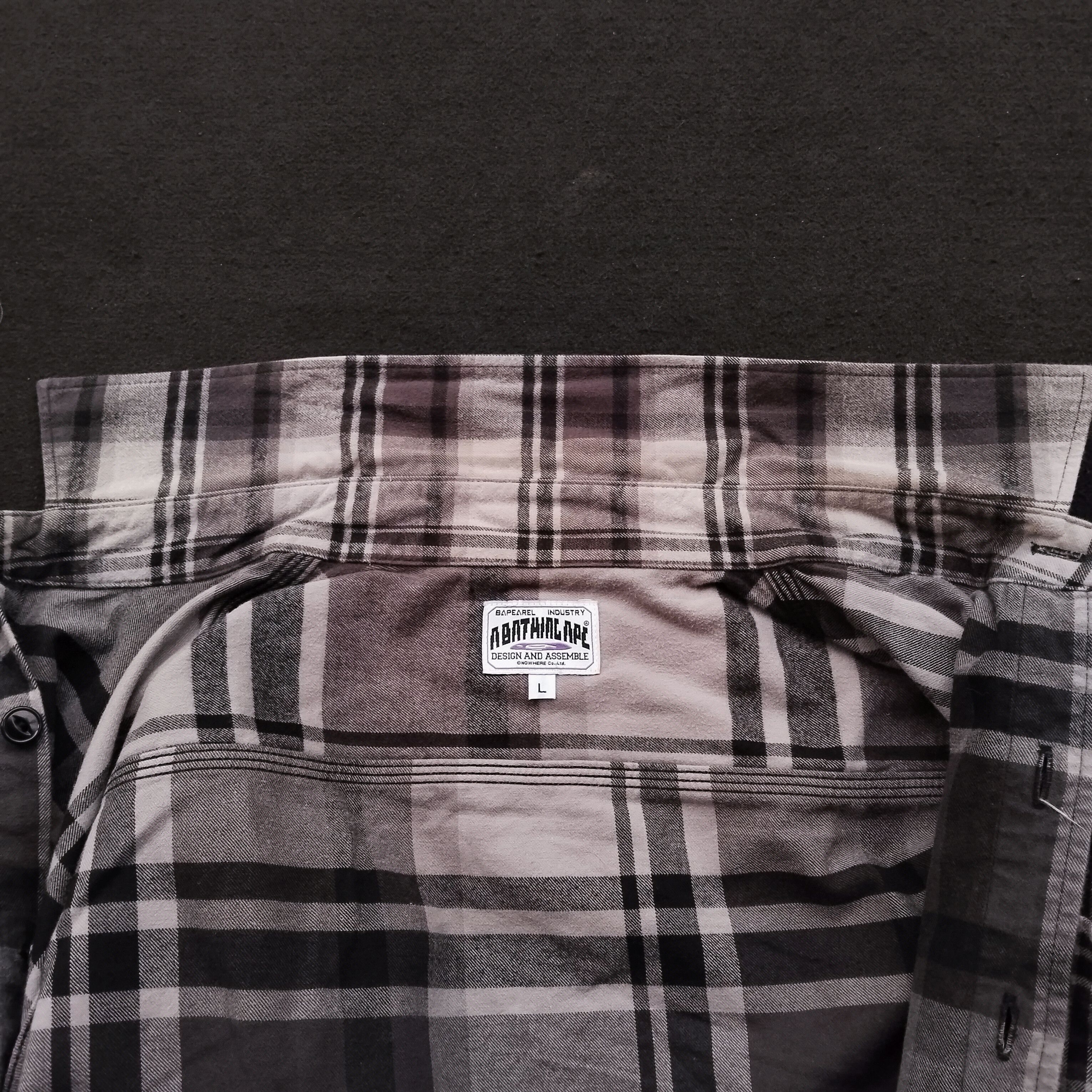 Bape 2012 Zoom Bape Check Flannel Shirt Size US L / EU 52-54 / 3 - 8 Thumbnail