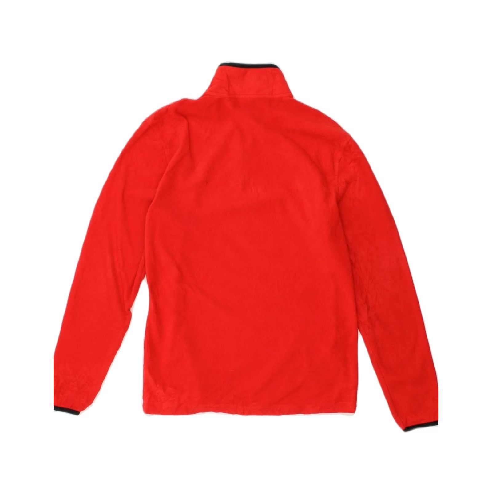 Starter STARTER Mens Zip Neck Top Long Sleeve Red Small Polyester Size US S / EU 44-46 / 1 - 2 Thumbnail