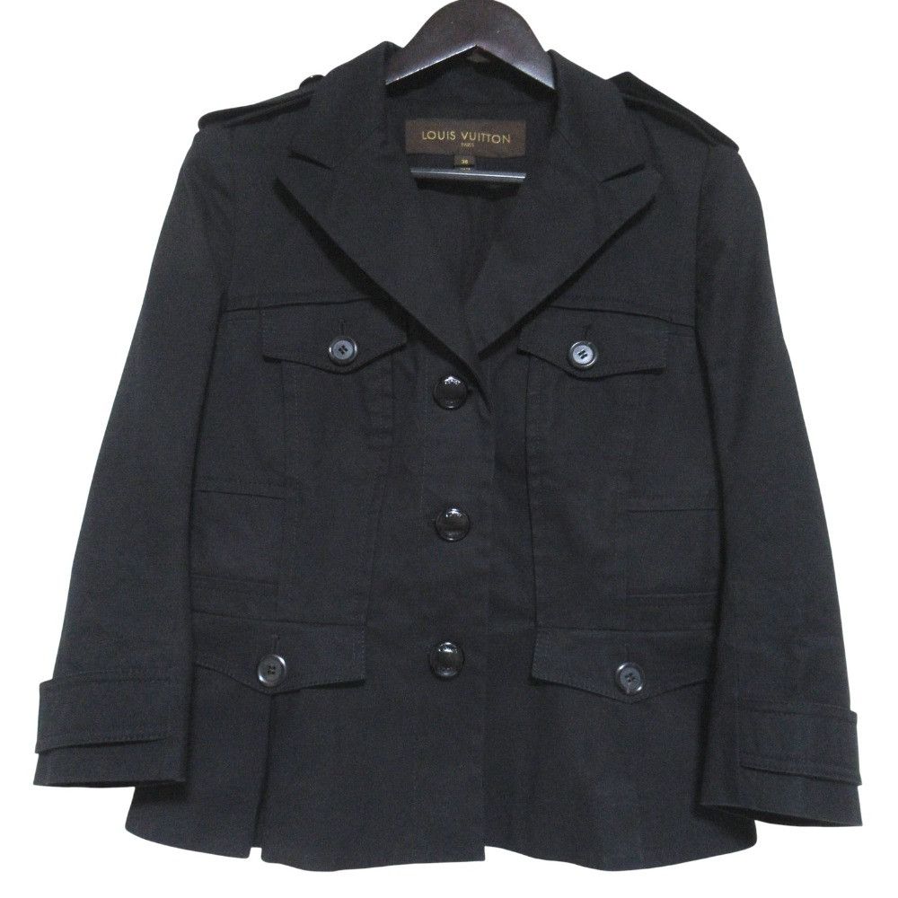 Louis Vuitton Louis Vuitton Louis Vuitton Single Military Jacket Textile Outerwear DUTY FREE for USA Size ONE SIZE - 1 Thumbnail