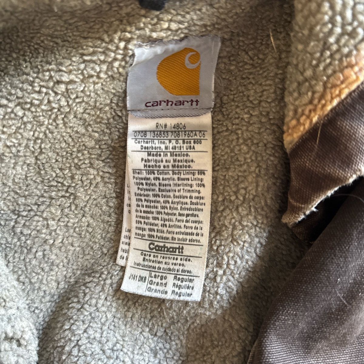 Carhartt Hooded Jacket Size US L / EU 52-54 / 3 - 4 Thumbnail