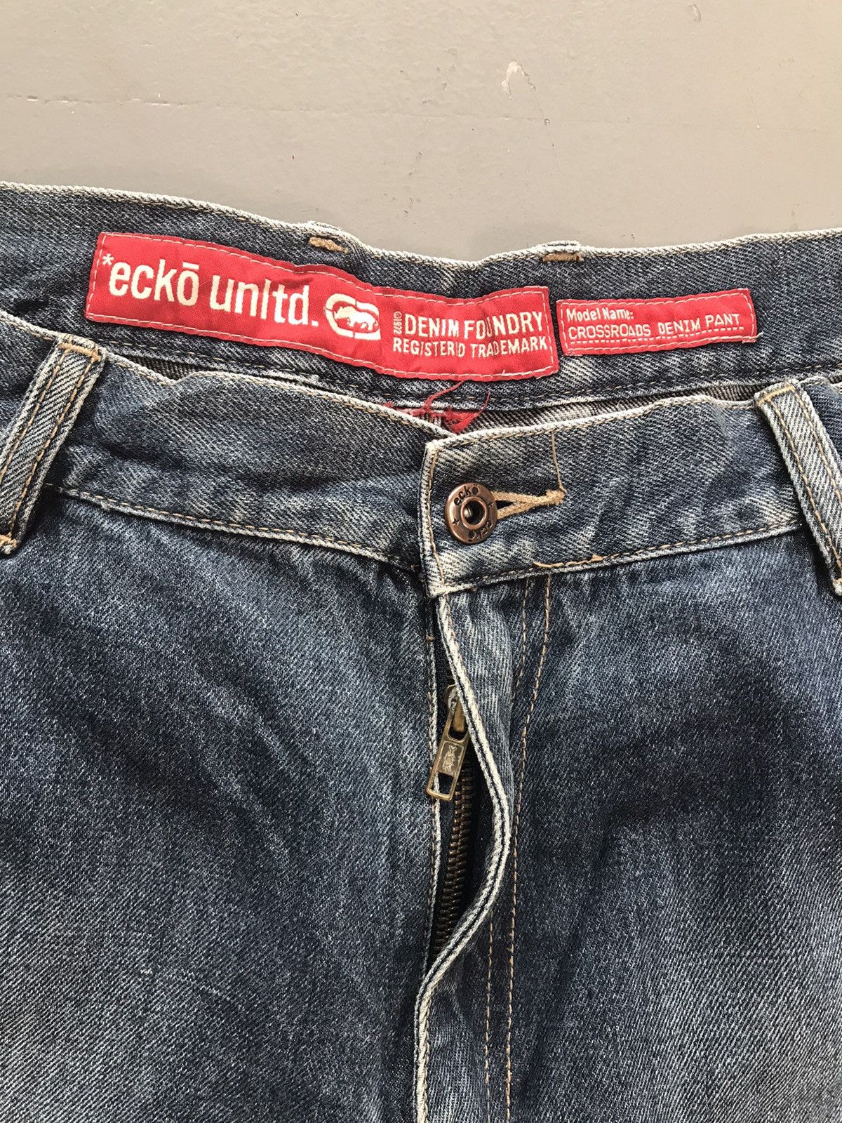 Ecko Unltd. × Southpole × Vintage Rare Vintage Ecko UNLTD big pocket baggy fit denim Size US 41 - 6 Thumbnail