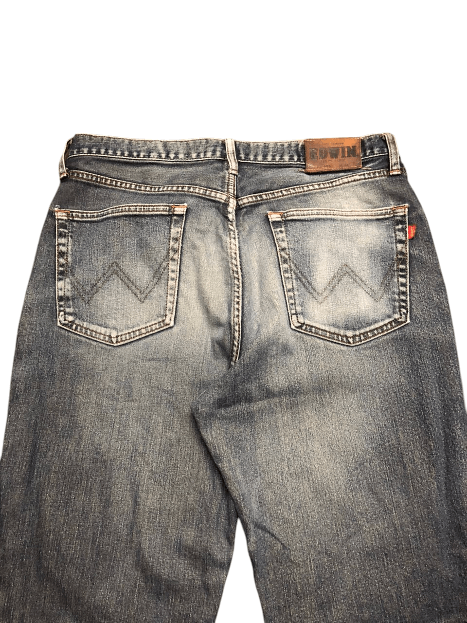 Edwin Vintage Edwin 604 Flare Distressed Dirty Denim Pants Size US 33 - 7 Thumbnail