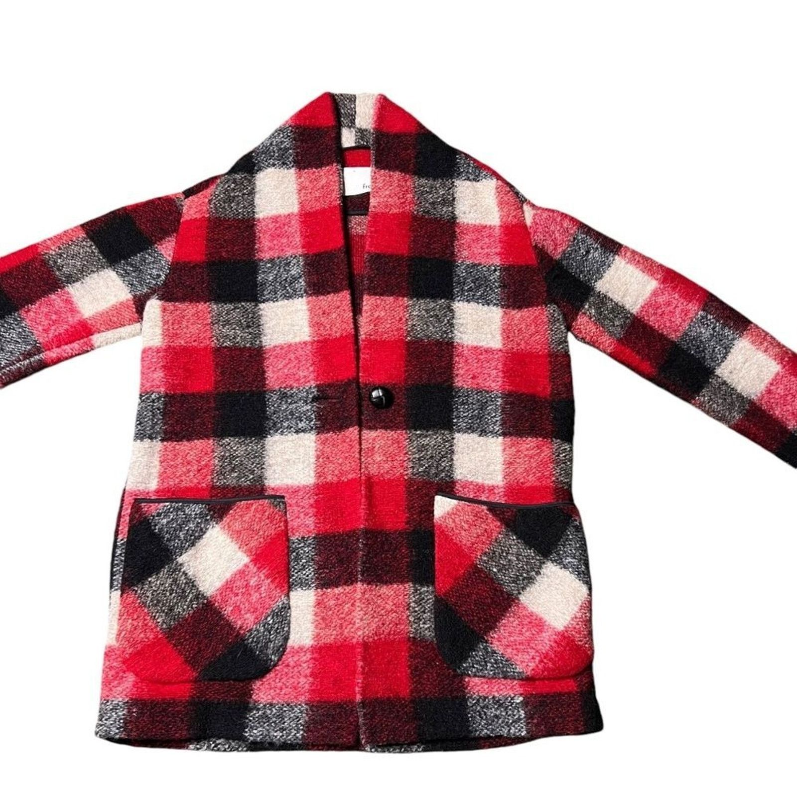 Aritzia Aritzia Wilfred Free Off Duty Sweater Jacket Plaid Size S / US 4 / IT 40 - 9 Thumbnail